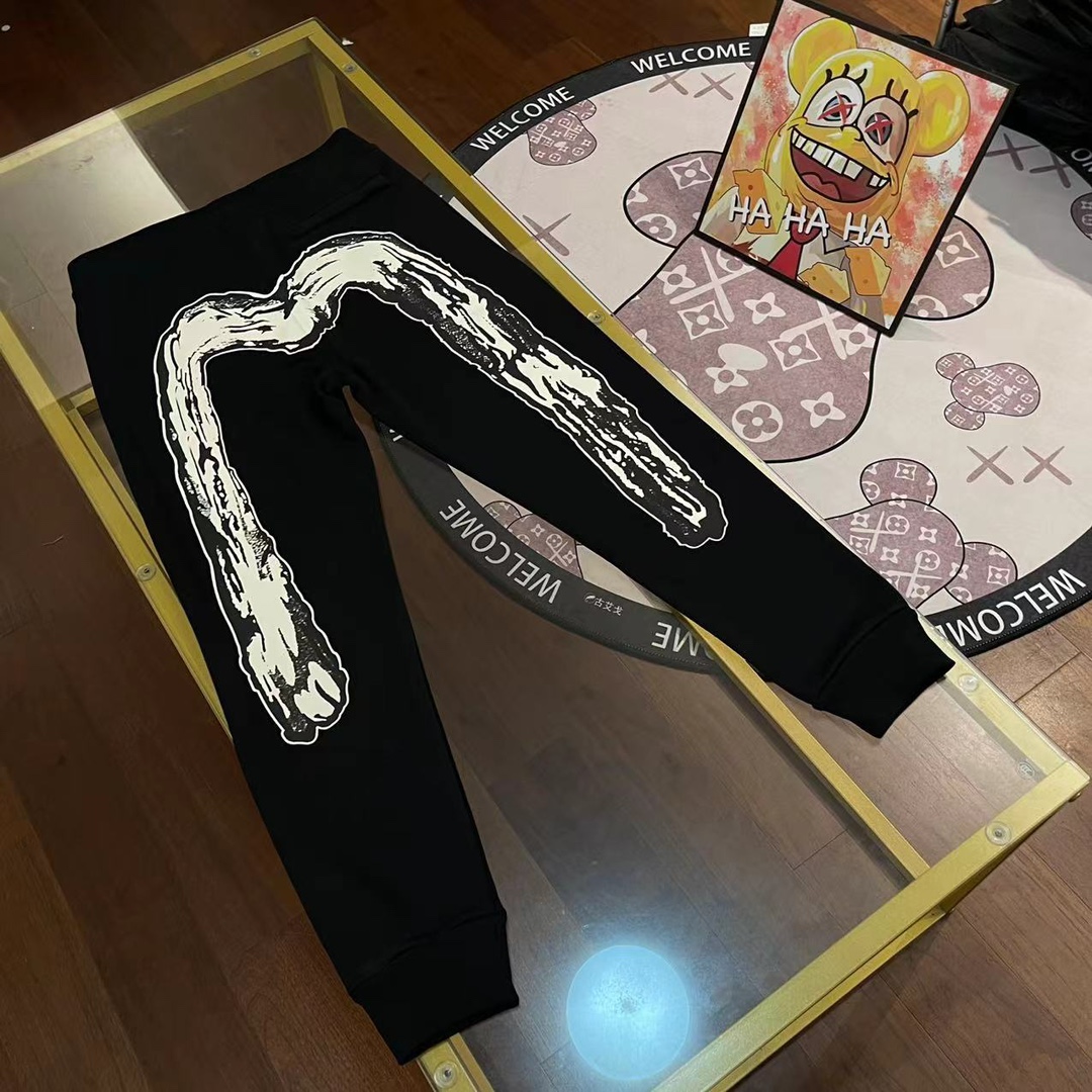 Nuevo, pantalones deportivos casuales para hombre EV Fukujin 2024 otoño/invierno nuevo estilo con estampado de gaviota …