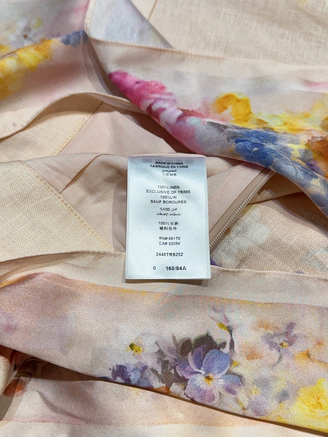Z*I*M*M*M’s High-Waisted Linen Women’s Suit with Detachable Belt & Floral Print - 图片 8
