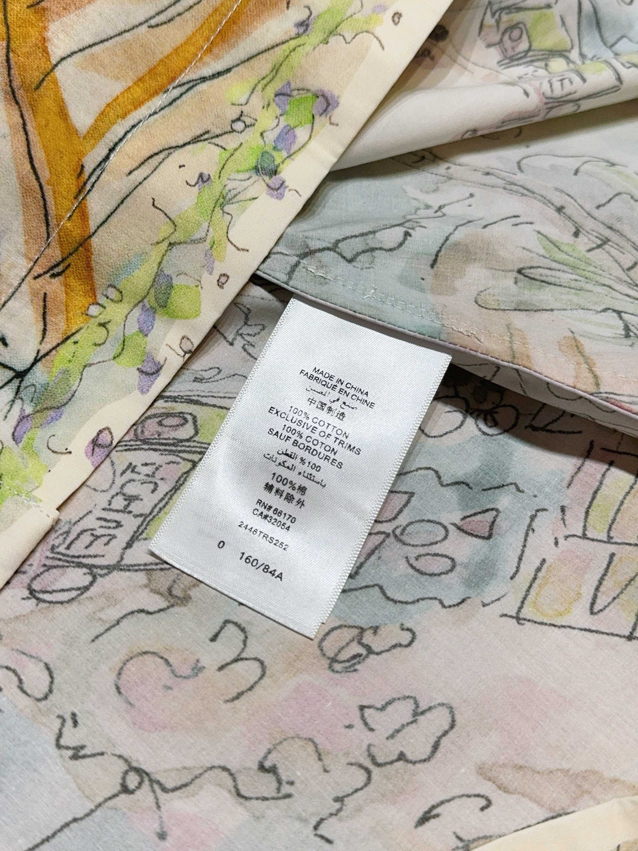 ALEMAI*S新品推荐🆕❤️……一袭纯棉印花连衣裙👗，短袖衬衫领款式，配有同色系，腰间腰带收束出曼妙曲