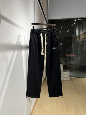 Chrome Hearts Clothing Pants & Trousers Best Designer Replica Black Khaki Embroidery Men Cotton Knitted Knitting Fall/Winter Collection Fashion Casual