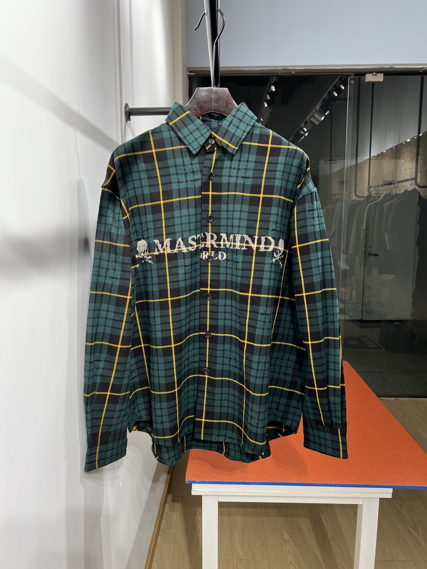 Mastermind JAPAN 7 Star
 Clothing Coats & Jackets Shirts & Blouses Blue Green Embroidery Fall/Winter Collection Long Sleeve