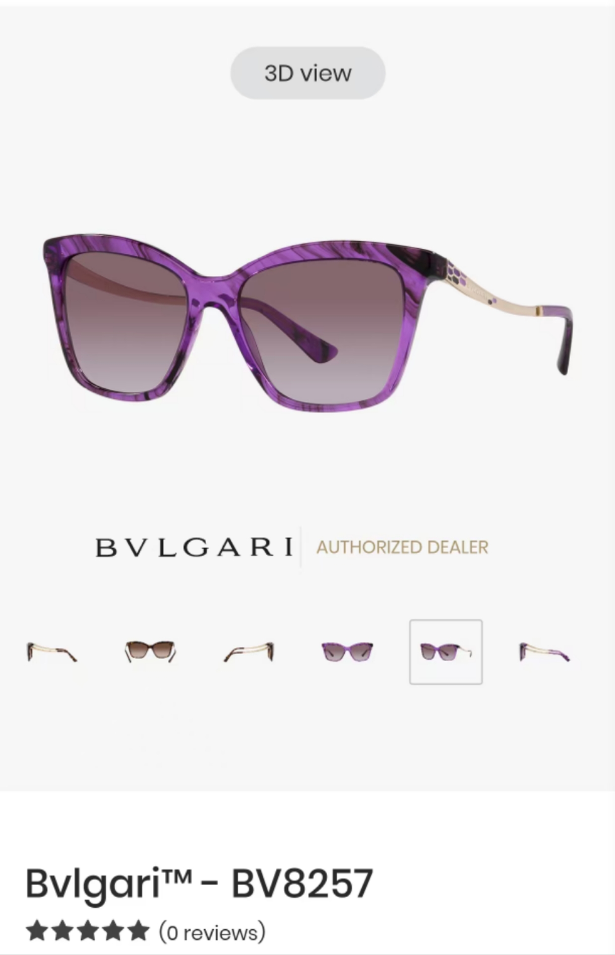  BVLGAR*
MODEL：BV 8257
SIZE：54口18-145
