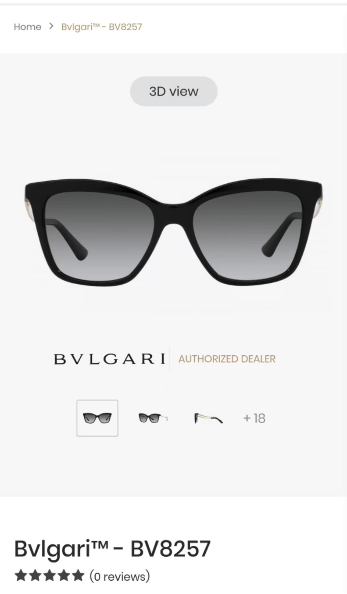  BVLGAR*
MODEL：BV 8257
SIZE：54口18-145
