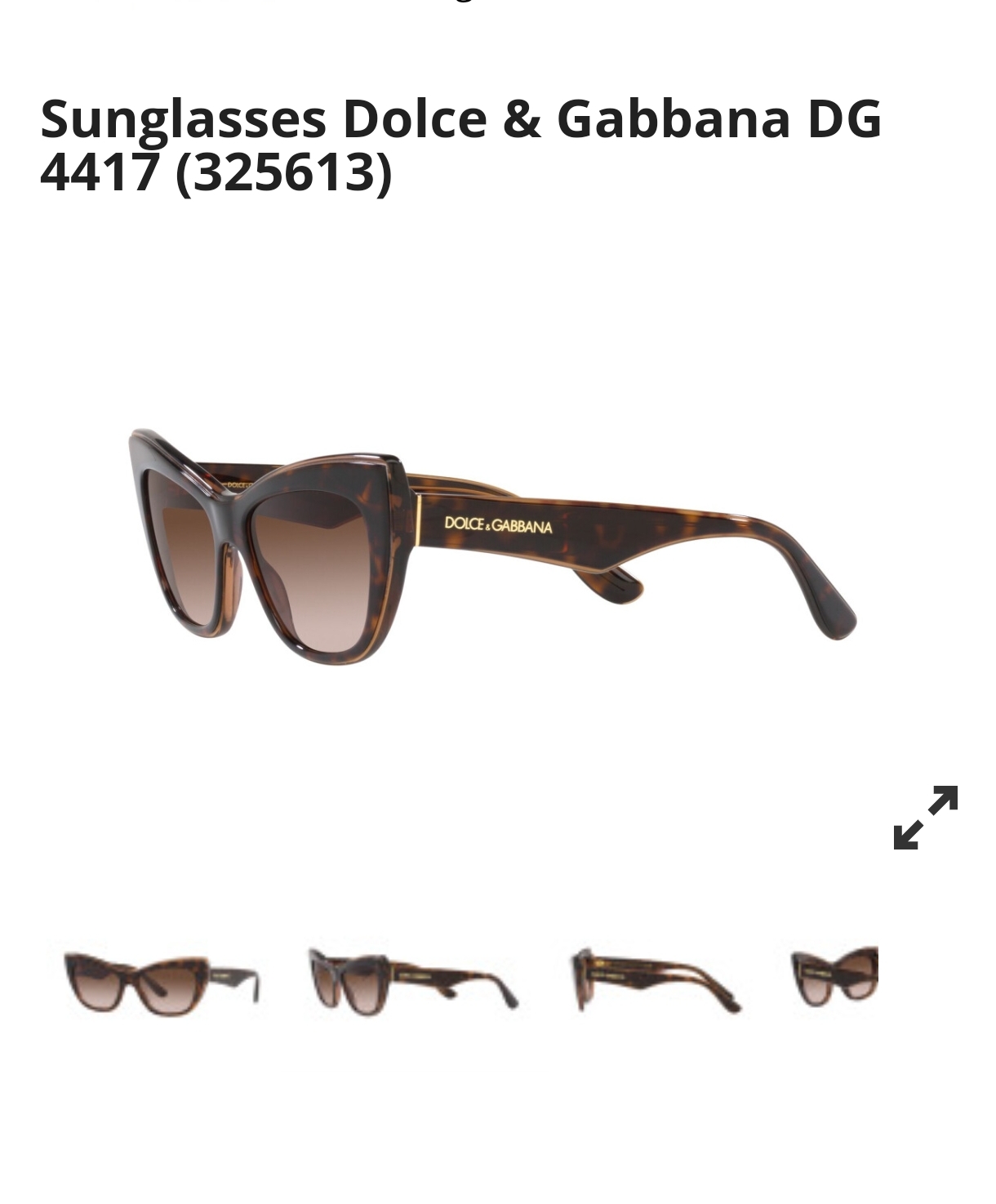  DOLCE & GABBAN*
MODEL：DG4417
SIZE：54口18-145
