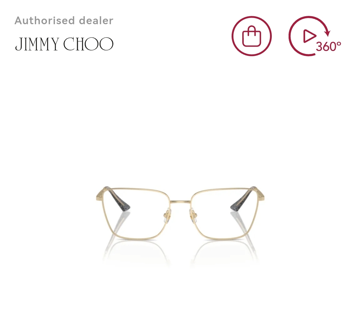  JIMMY CHOO
MODEL：JC2003
SIZE：56口18-145
