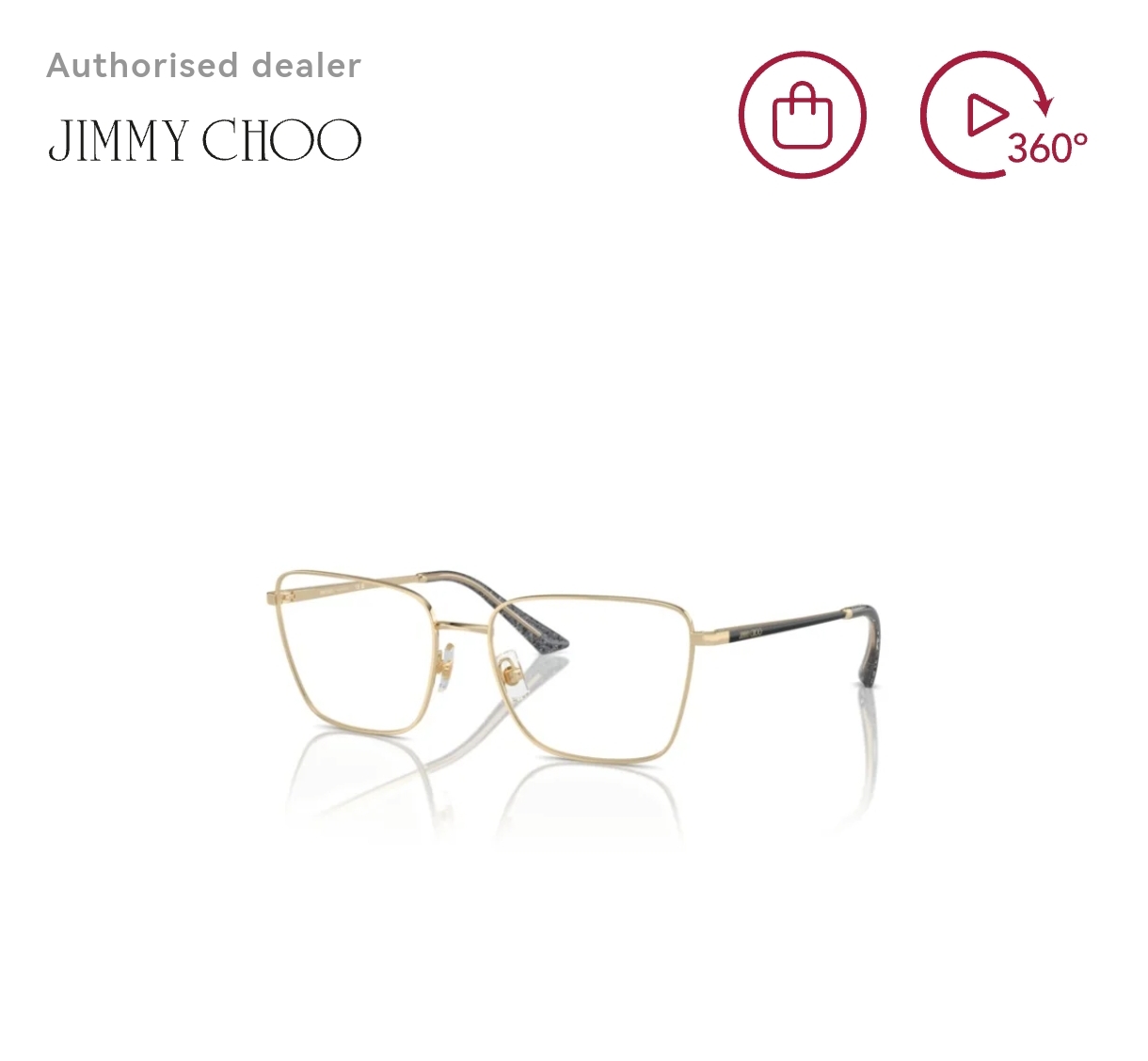  JIMMY CHOO
MODEL：JC2003
SIZE：56口18-145
