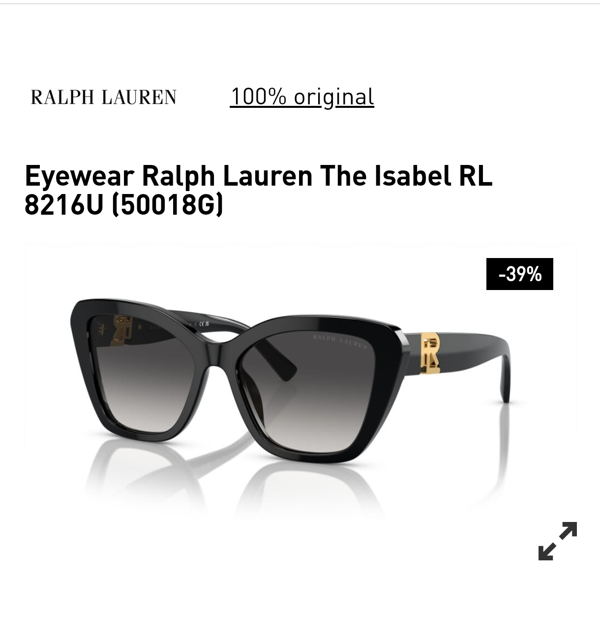 RALPH LAUREN *MODEL：RL8216USIZE:55口17-145