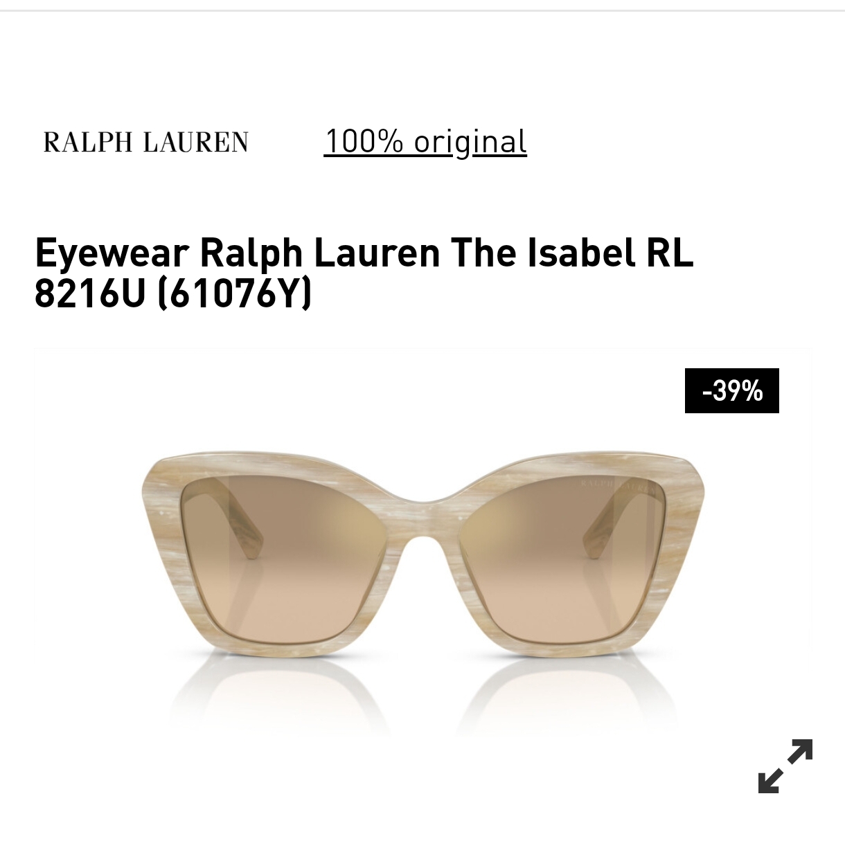 RALPH LAUREN *MODEL：RL8216USIZE:55口17-145