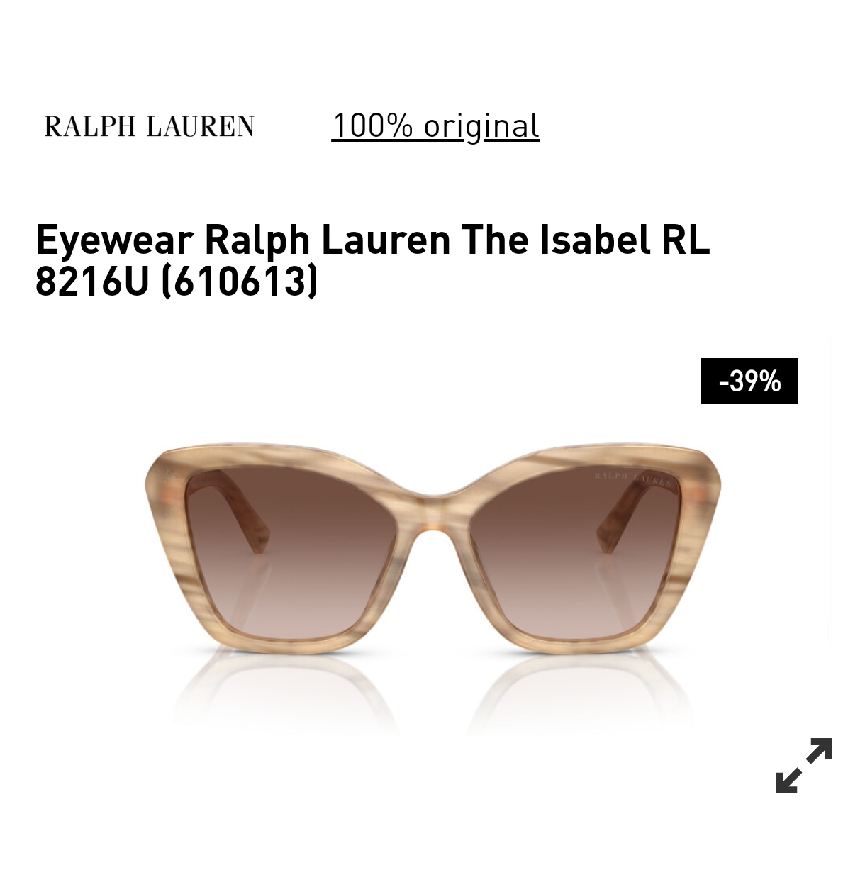 RALPH LAUREN *MODEL：RL8216USIZE:55口17-145
