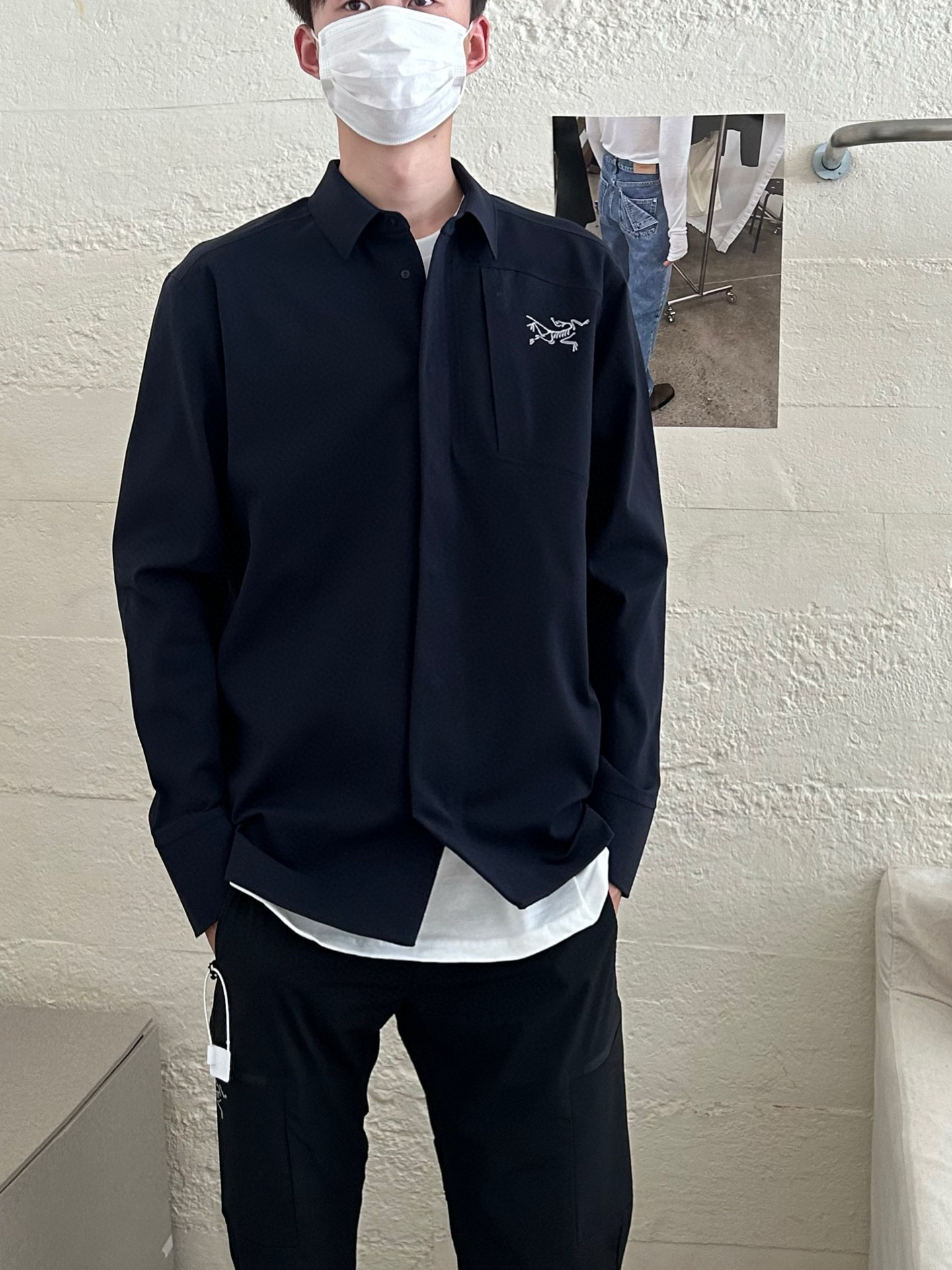 Arc'teryx Men's Long Sleeve Polo Shirt - Heat Sealed, High-Quality, Stylish 3 i1751382620009 5945 0 9