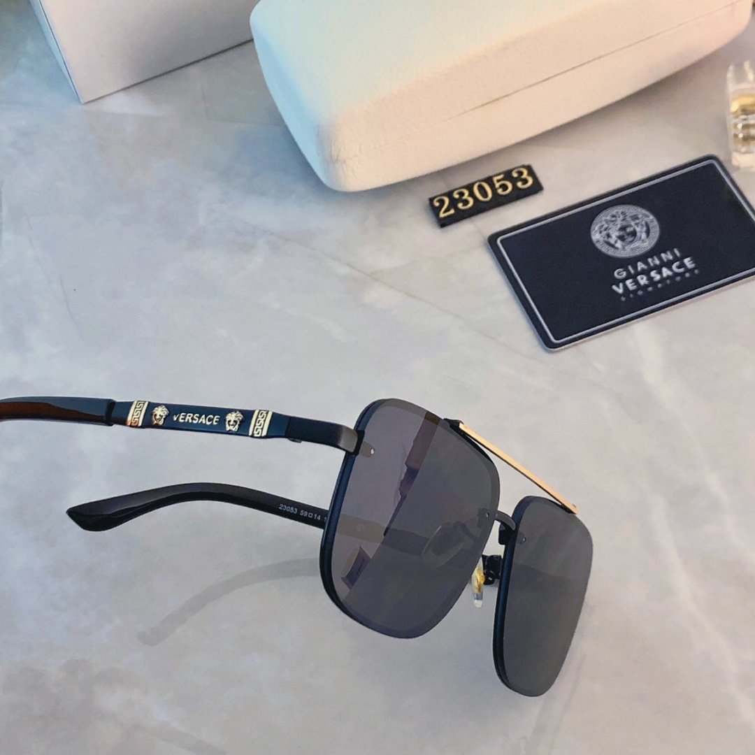 Versace新款男士太阳镜时尚休闲墨镜驾驶出游度假太阳眼镜