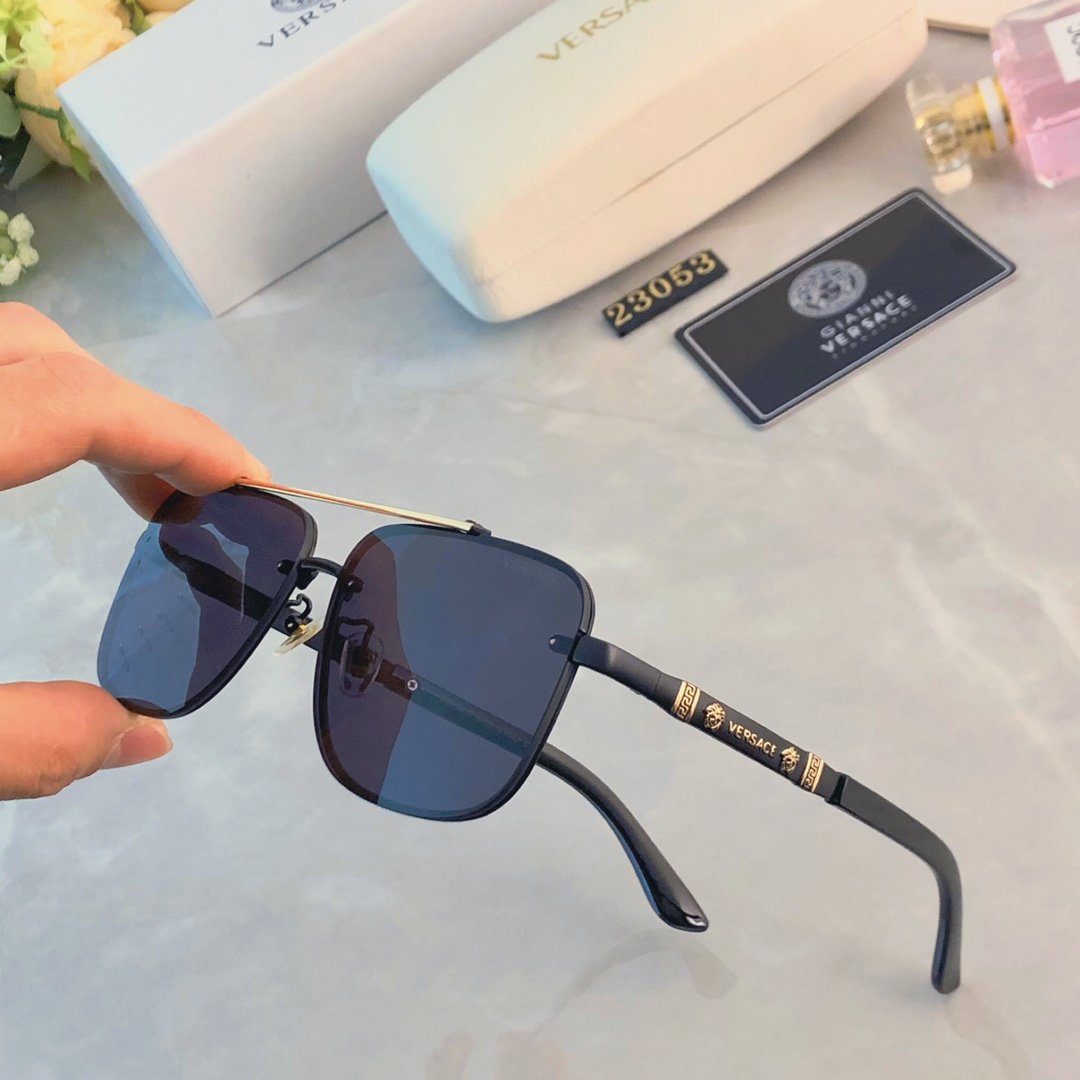 Versace新款男士太阳镜时尚休闲墨镜驾驶出游度假太阳眼镜