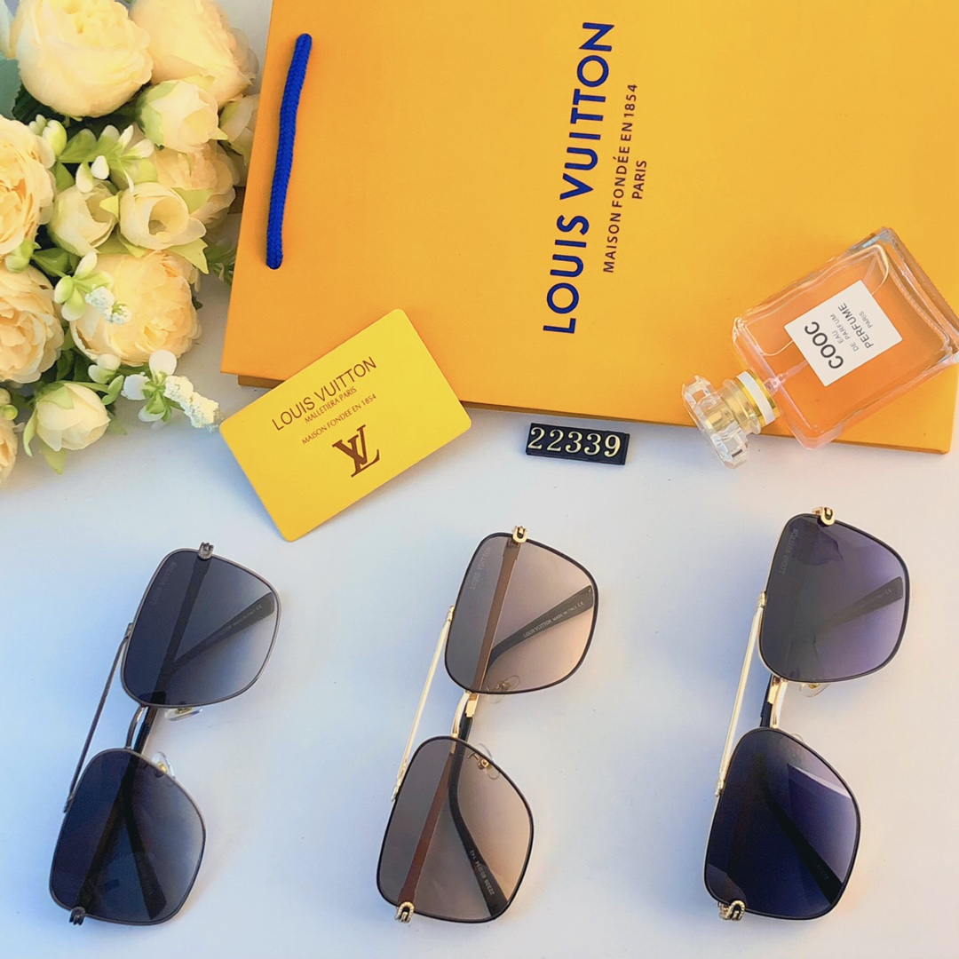 Louis Vuitton Gafas de sol Universal para hombres y mujeres Fashion