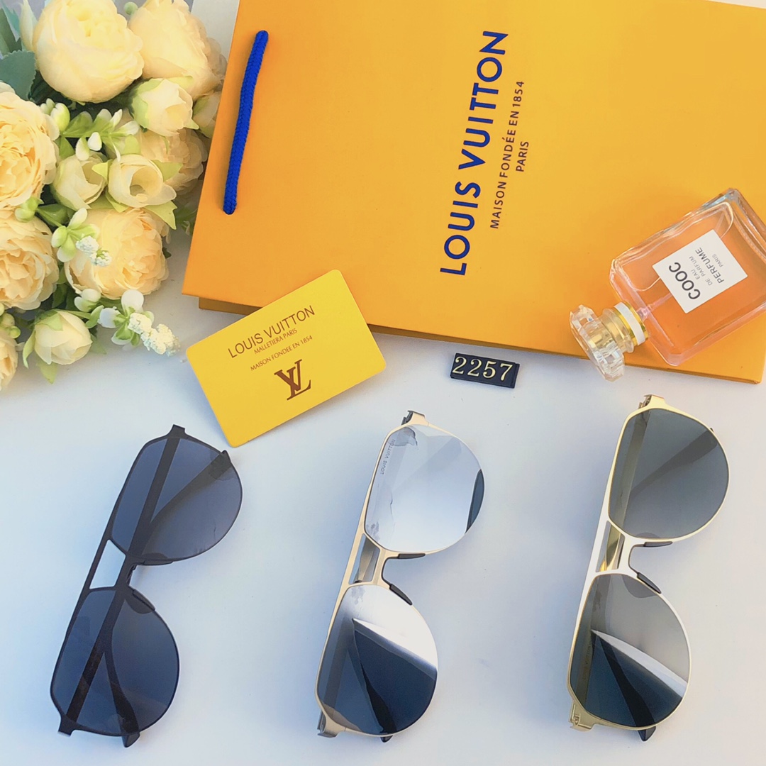 Louis Vuitton Gafas de sol Morado Hombres Nylon Fashion