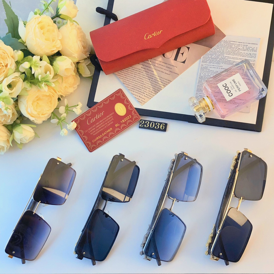 Cartier Lunettes De Soleil La couleur violette Fashion