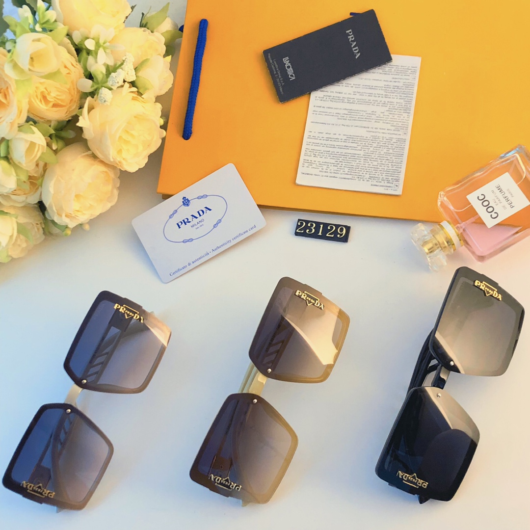 NO:266925,Prad* high-end elegant square sunglasses women's high-definition nylon lenses Internet celebrity street shot fashion sunglasses UV summer glasses sunglasses, glasses, prada19860909Prad*高级感优雅方形太阳镜女高清尼龙镜片网红街拍时尚墨镜防紫外线夏眼镜墨镜太阳镜,眼镜,prada,glasses