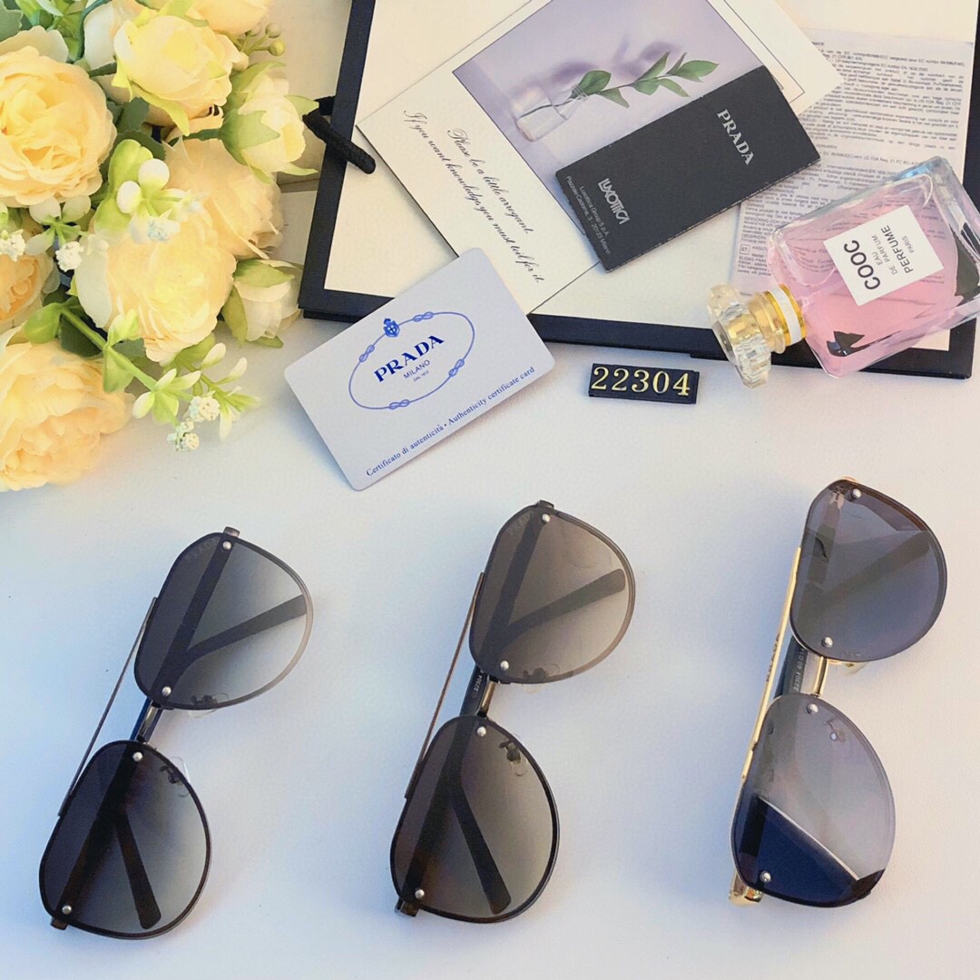 NO:266941,Prad* Fashion European and American Double Beam Sunglasses Men's Sun Protection and UV Business Sunglasses Women Outdoor Sun Visor Glasses Toad Glasses Sunglasses Sunglasses, Glasses, Prada19860909Prad*时尚欧美双梁太阳镜男防晒防紫外线商务墨镜女户外遮阳眼镜蛤蟆镜眼镜墨镜太阳镜,眼镜,prada,glasses