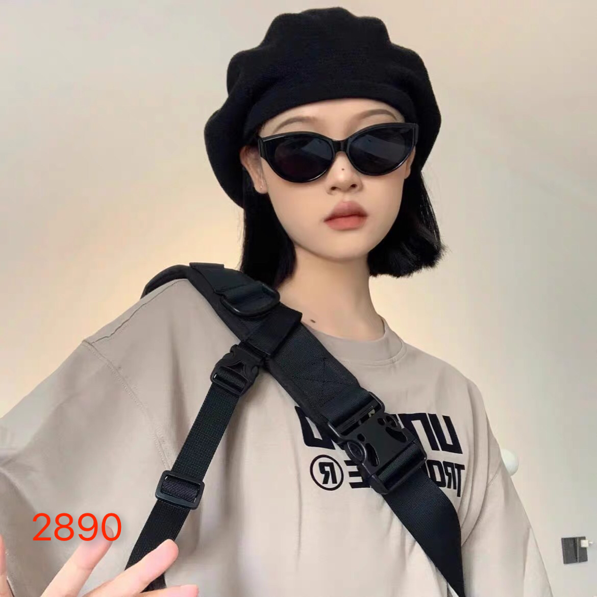 。。Louis vuitton2025新款韩版椭圆形猫眼墨镜复古街拍港风辣妹眼镜女潮网红太阳镜