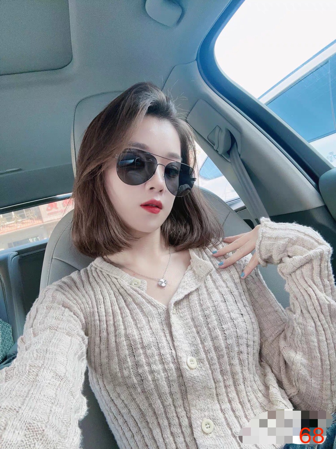 🔥🔥Louis vuitto*夏季新款尼龙偏光太阳镜男欧美大框双梁飞行员墨镜开车出行蛤蟆镜