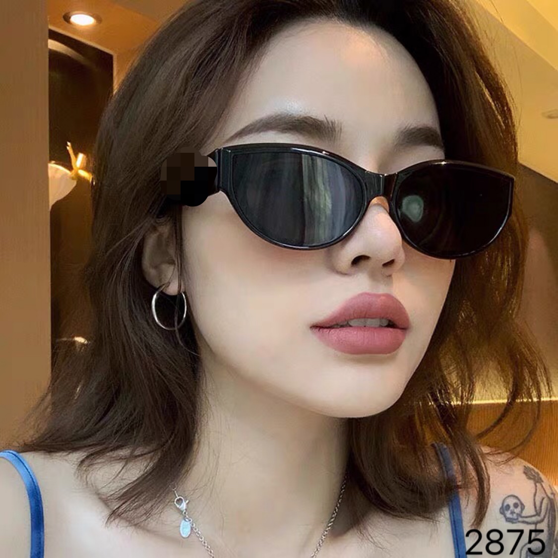NO:248829,Gucc*ins Korean internet celebrity street shot sunglasses women round face new high-end cat eye sunglasses trendy face small glasses sunglasses sunglasses, glasses, gucci19860909Gucc*ins韩系网红街拍太阳镜女圆脸新款高级感猫眼墨镜潮显脸小眼镜墨镜太阳镜,眼镜,gucci,glasses