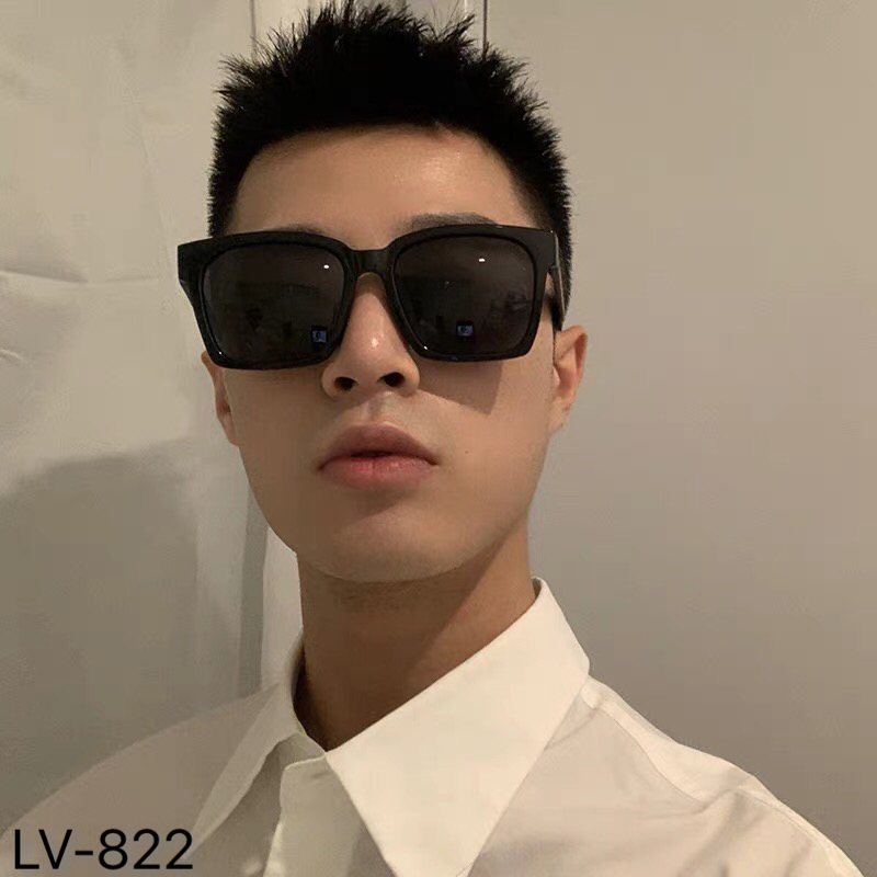 🔥🔥Louis vuitto*高清偏光镜方框瘦脸墨镜男女方圆脸TR板材大框复古防紫外线太阳镜