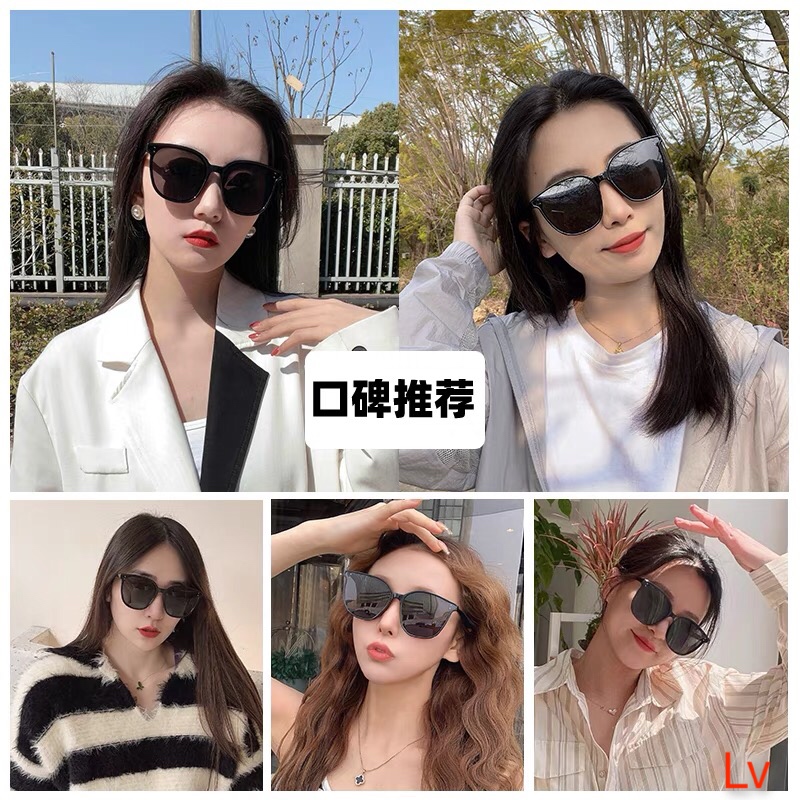 。。Louis vuitto*显脸小墨镜女ins网红个性百搭方形太阳镜圆脸显瘦复古街拍眼镜潮