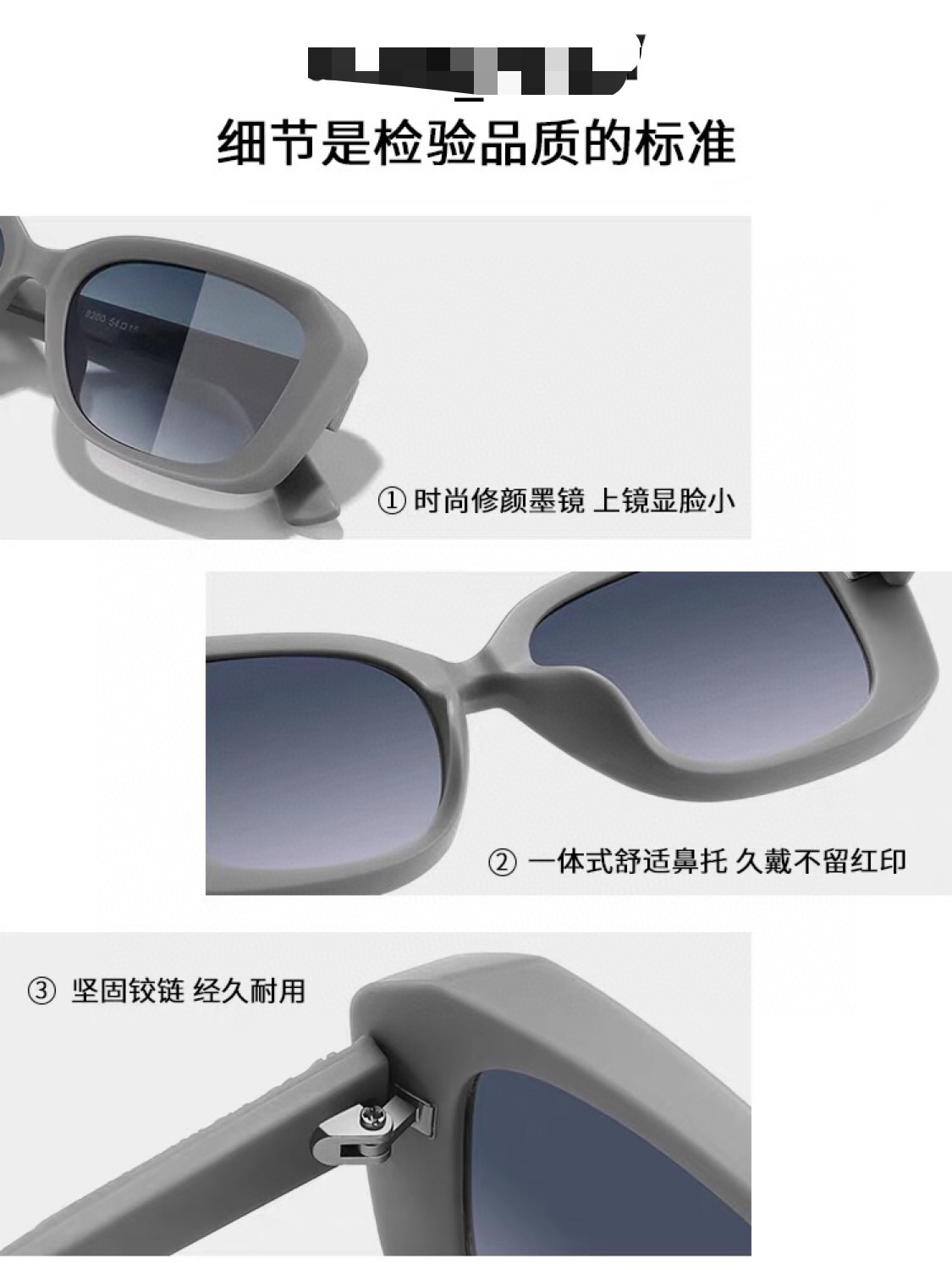 。。DIO*欧美复古方形太阳镜女ins高级感显瘦方圆脸遮阳防紫外线墨镜