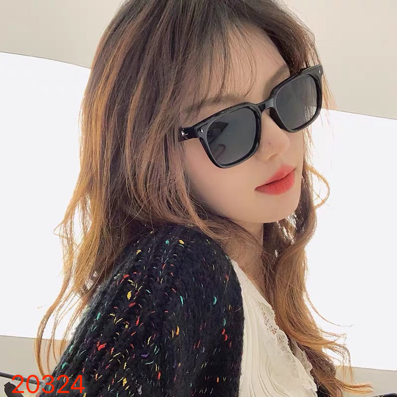 。。Chane*韩版方框多巴胺绿色框墨镜女款潮高级感甜妹凹造型拍照太阳眼镜