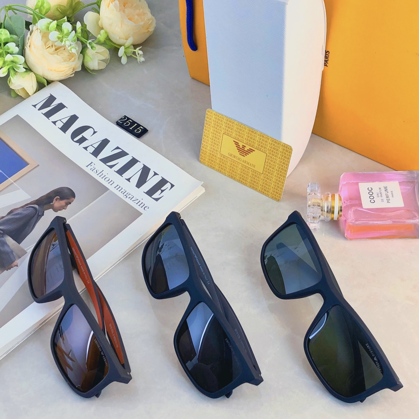 🔥🔥Arma*时尚男士驾驶偏光太阳镜户外休闲墨镜经典潮流搭配男女通用眼镜