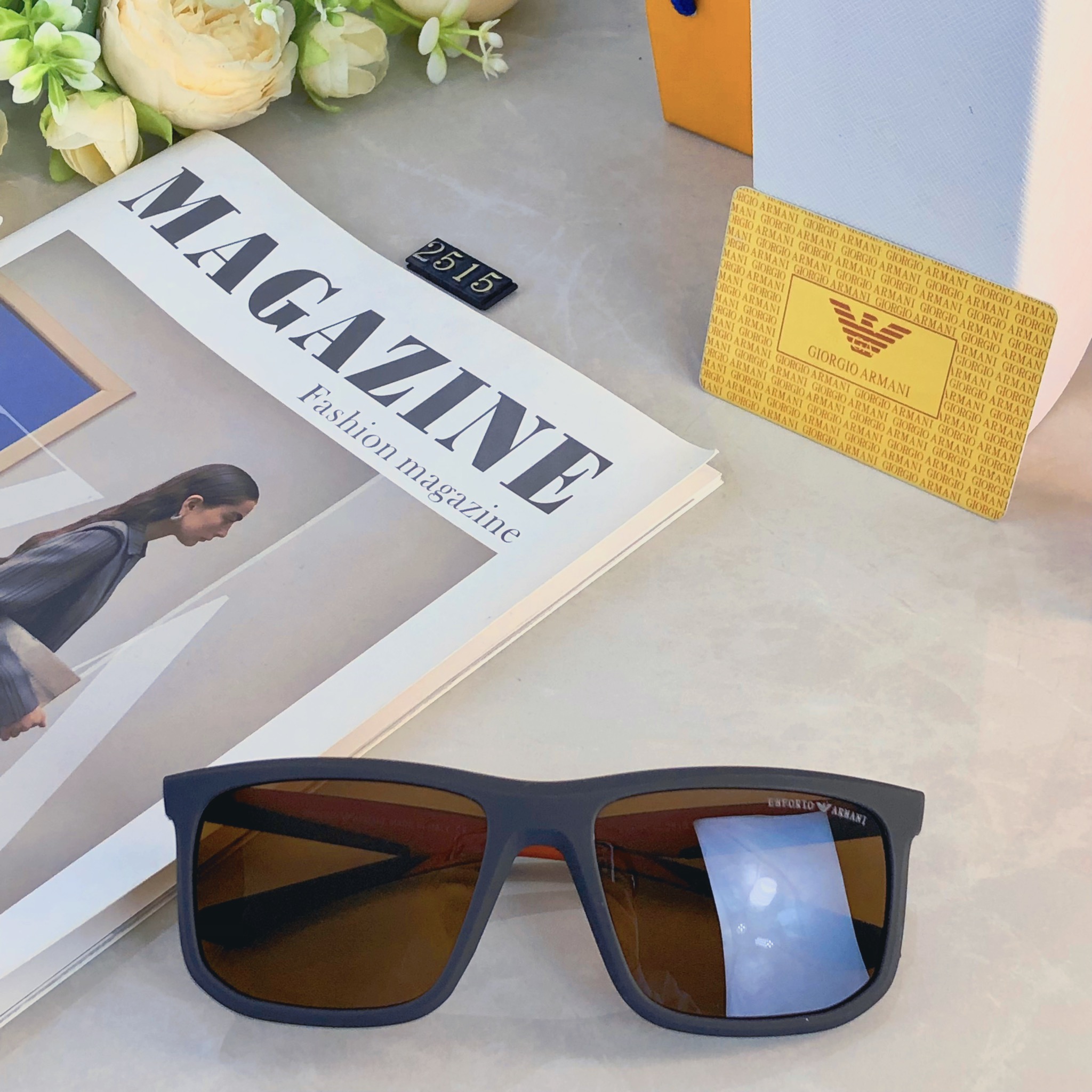 🔥🔥Arma*时尚男士驾驶偏光太阳镜户外休闲墨镜经典潮流搭配男女通用眼镜