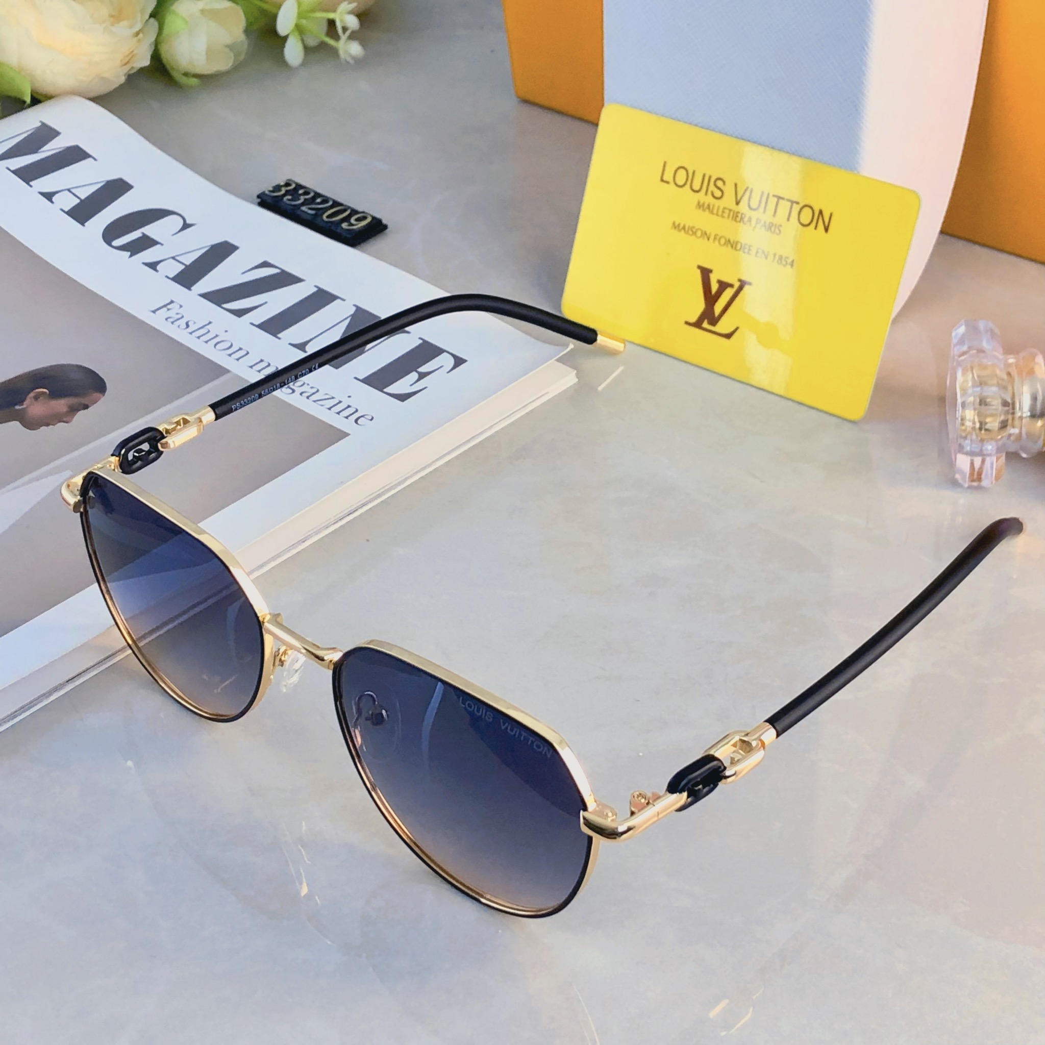 🔥🔥Louis vuitto*新款时尚潮流女士偏光太阳镜网红款防紫外线