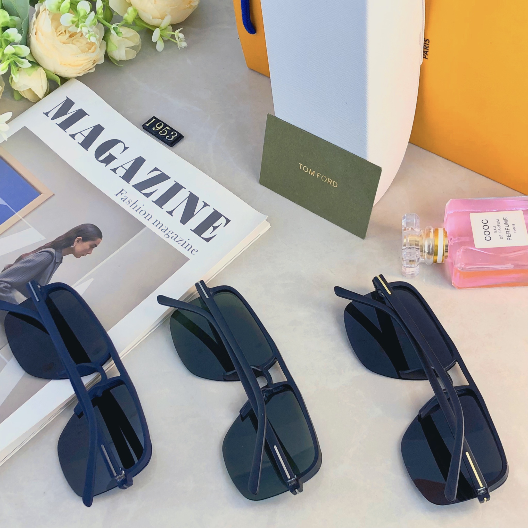 🔥🔥Tom For*欧美网红墨镜紫外线双梁复古时尚太阳镜开车明星同款新款