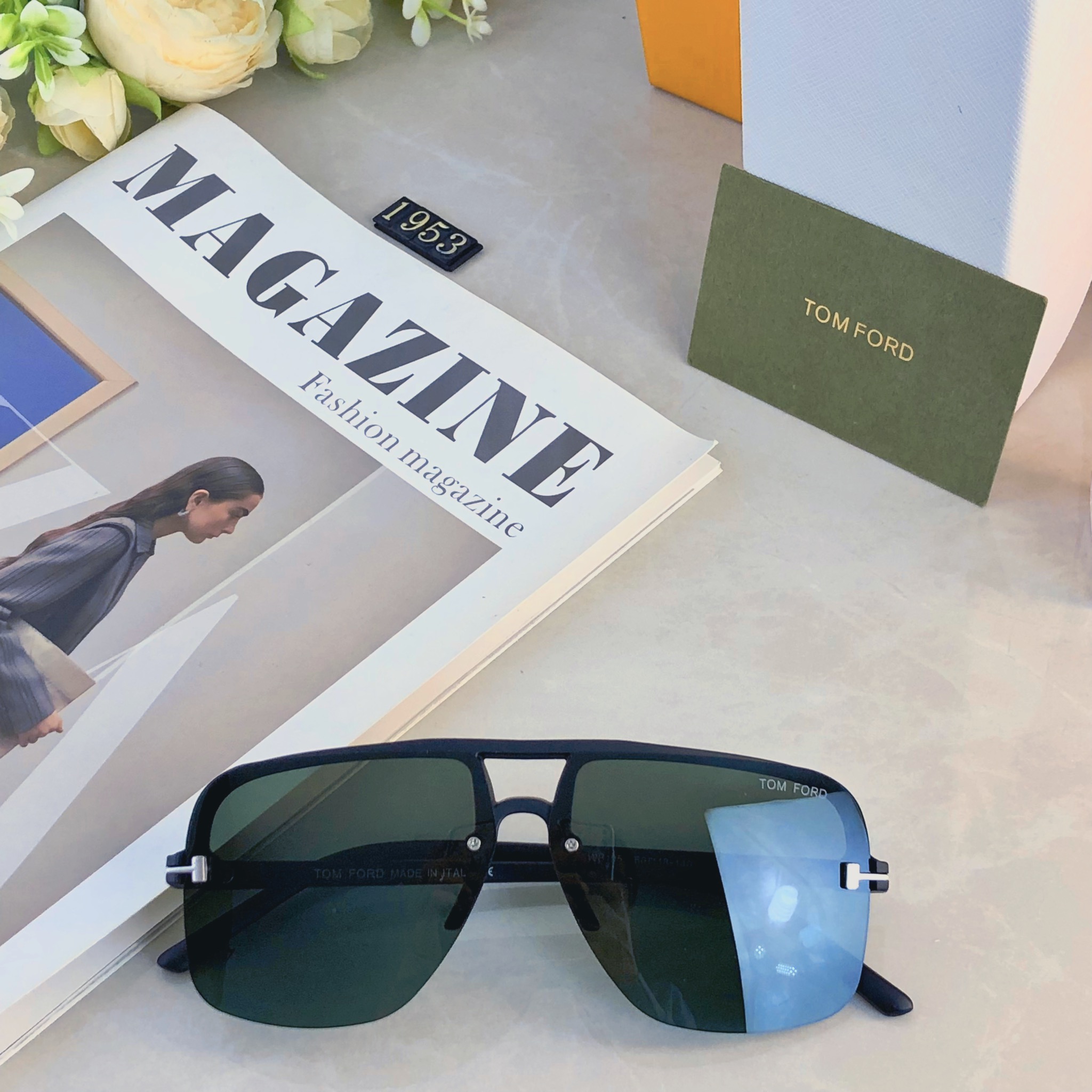 🔥🔥Tom For*欧美网红墨镜紫外线双梁复古时尚太阳镜开车明星同款新款