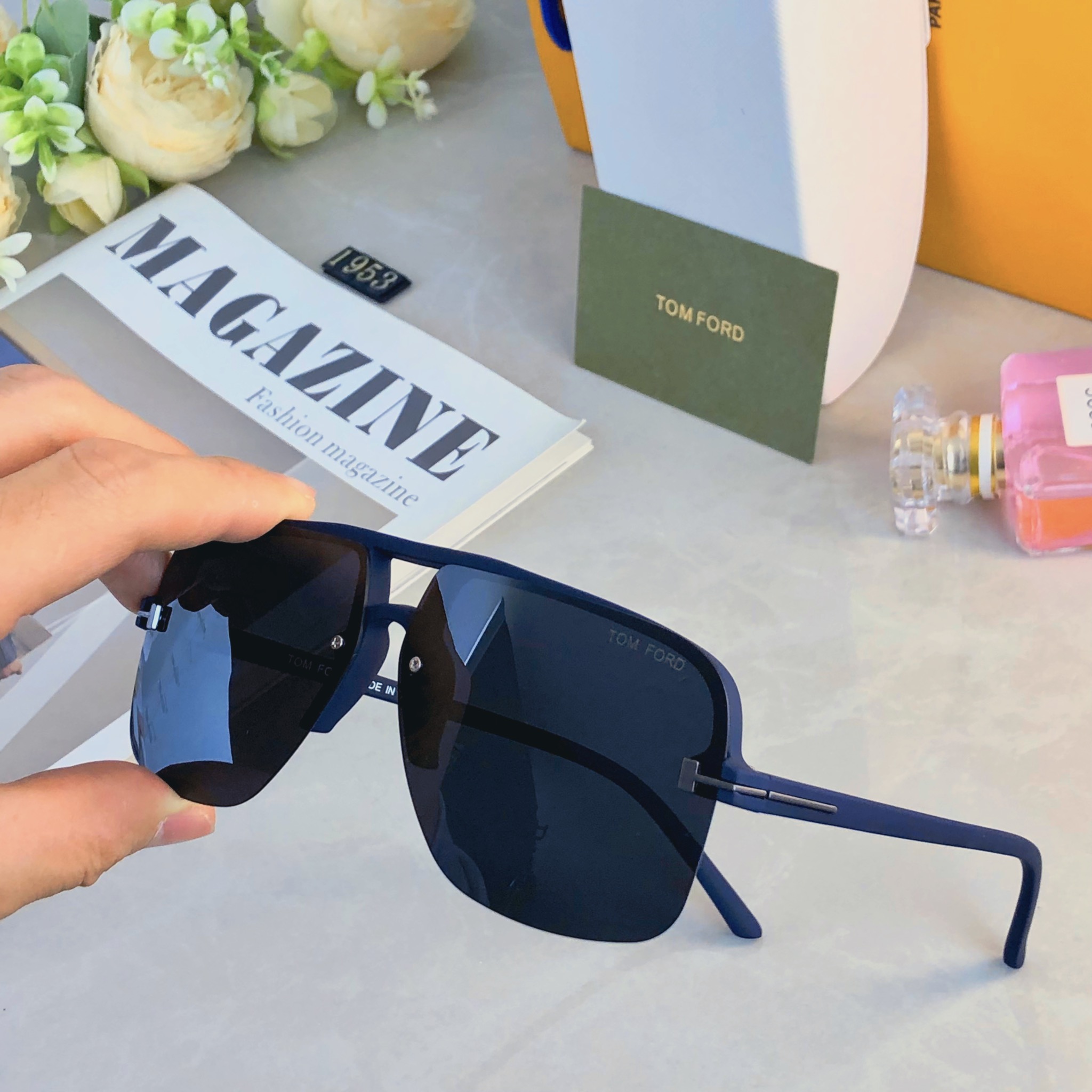 🔥🔥Tom For*欧美网红墨镜紫外线双梁复古时尚太阳镜开车明星同款新款