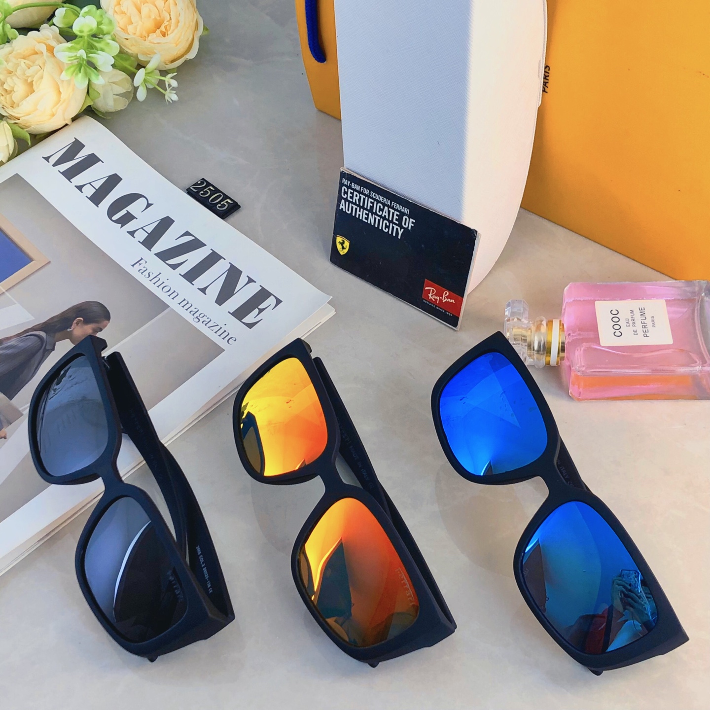 🔥🔥欧美风墨镜男士帅气潮流复古小方框防紫外线蹦迪嘻哈网红拍照墨镜