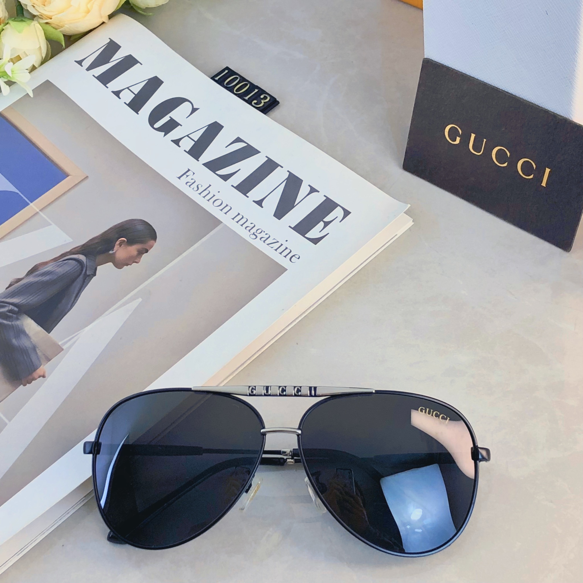 🔥🔥Gucci*2026新款偏光太阳镜男士墨镜潮流开车专用眼镜钓鱼高清女防紫外线