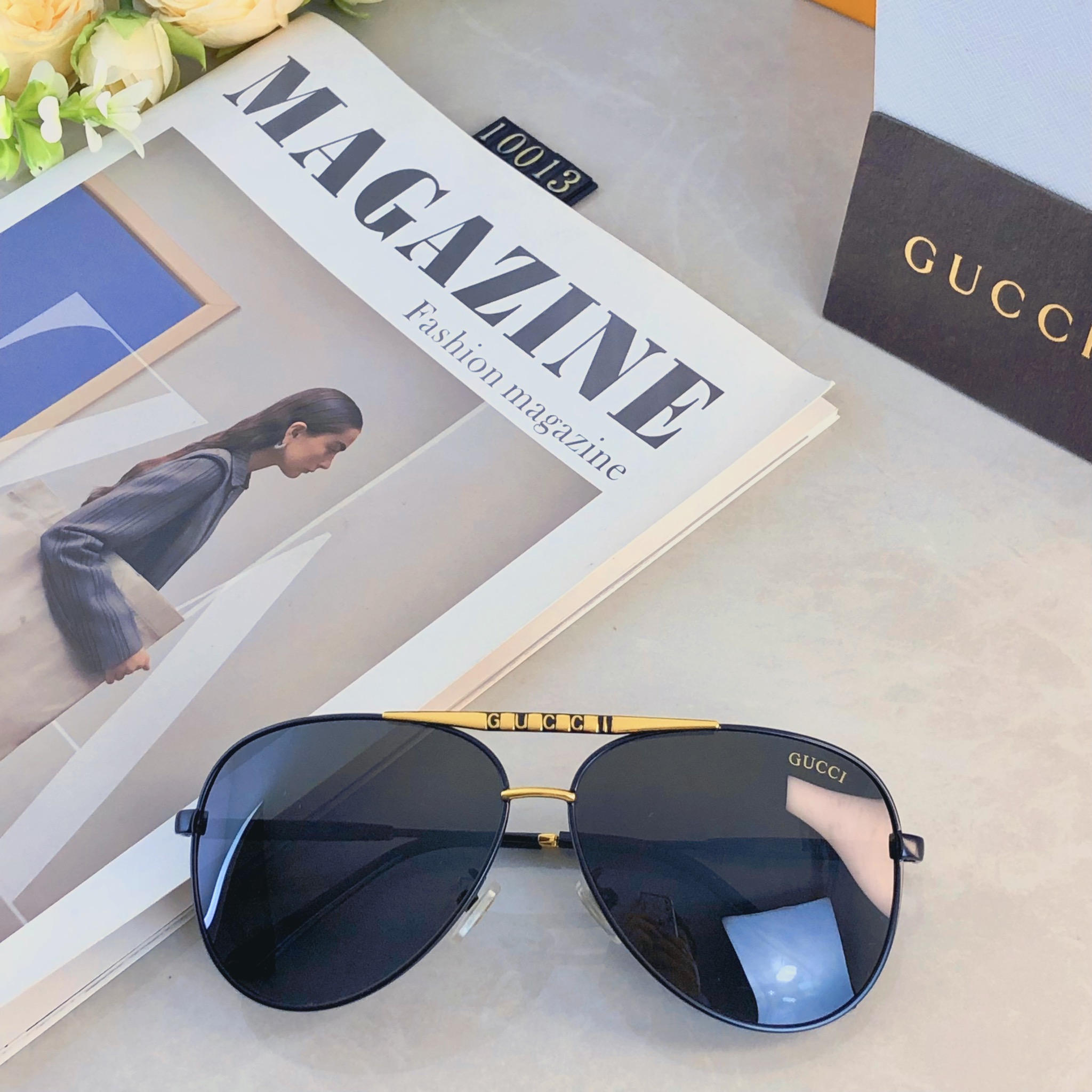 🔥🔥Gucci*2026新款偏光太阳镜男士墨镜潮流开车专用眼镜钓鱼高清女防紫外线