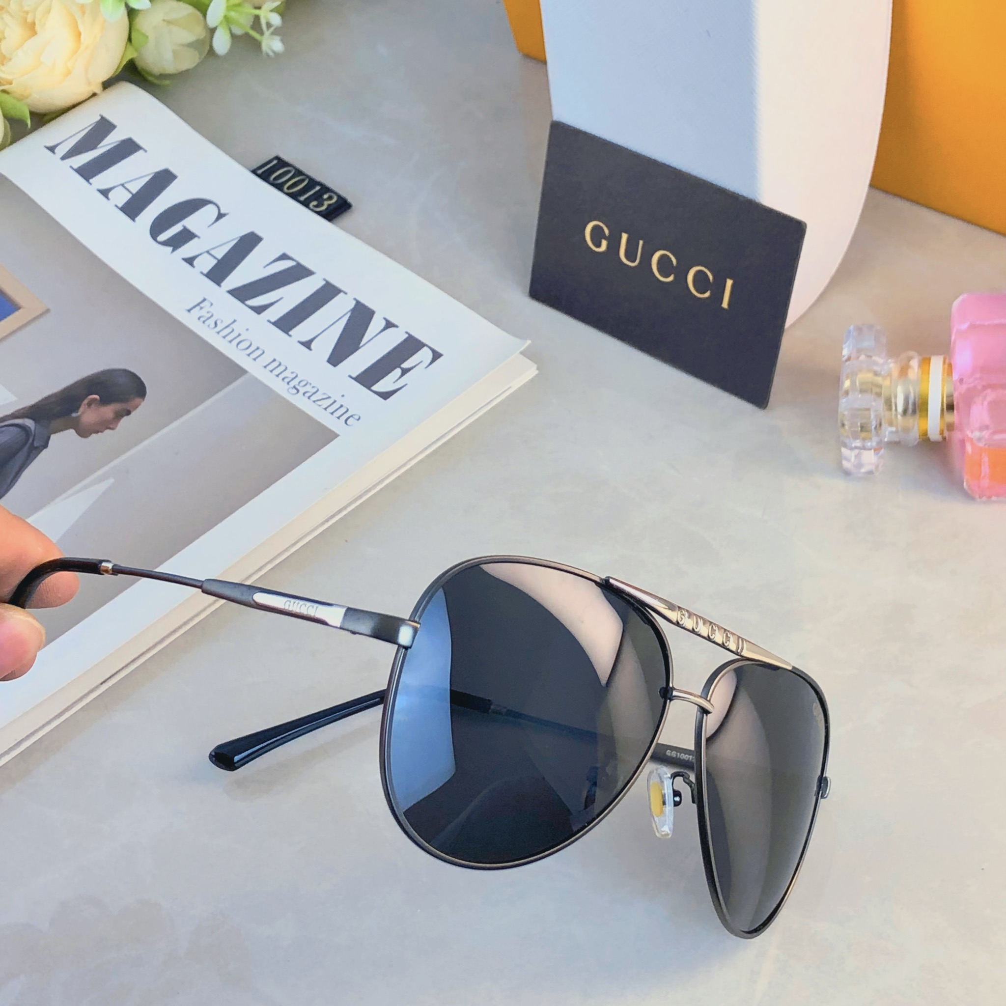 🔥🔥Gucci*2026新款偏光太阳镜男士墨镜潮流开车专用眼镜钓鱼高清女防紫外线