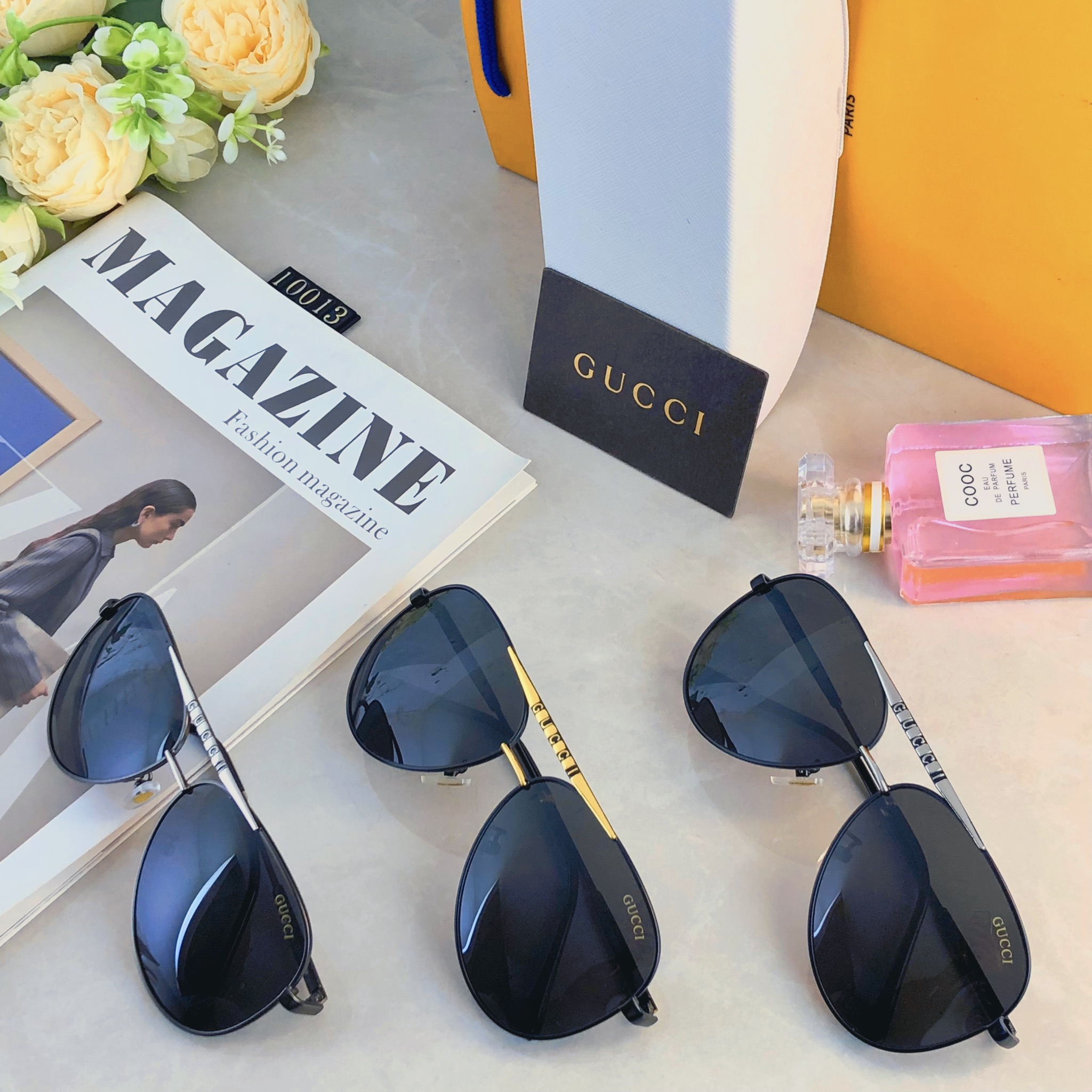 🔥🔥Gucci*2026新款偏光太阳镜男士墨镜潮流开车专用眼镜钓鱼高清女防紫外线