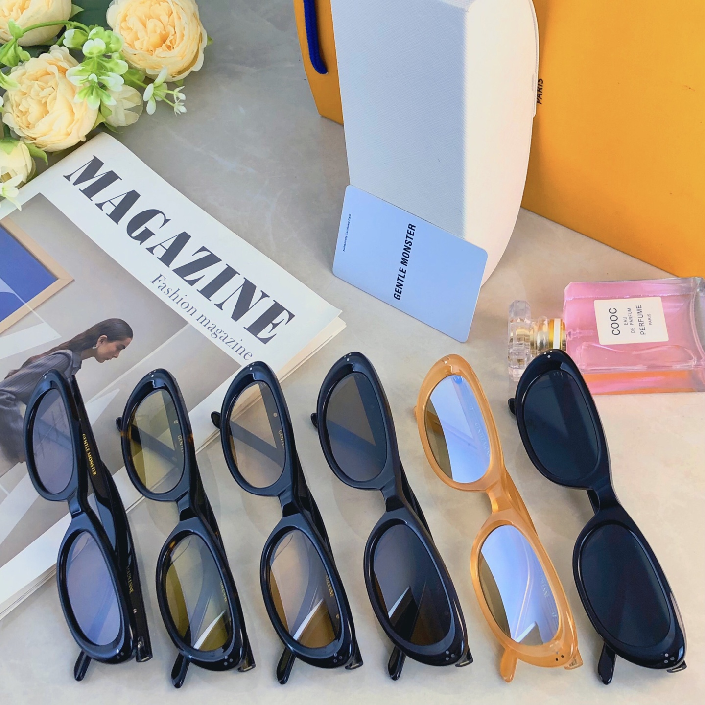 🔥🔥新款MADLENNE猫眼小框墨镜太阳镜男女可配近视王鹤棣同款潮