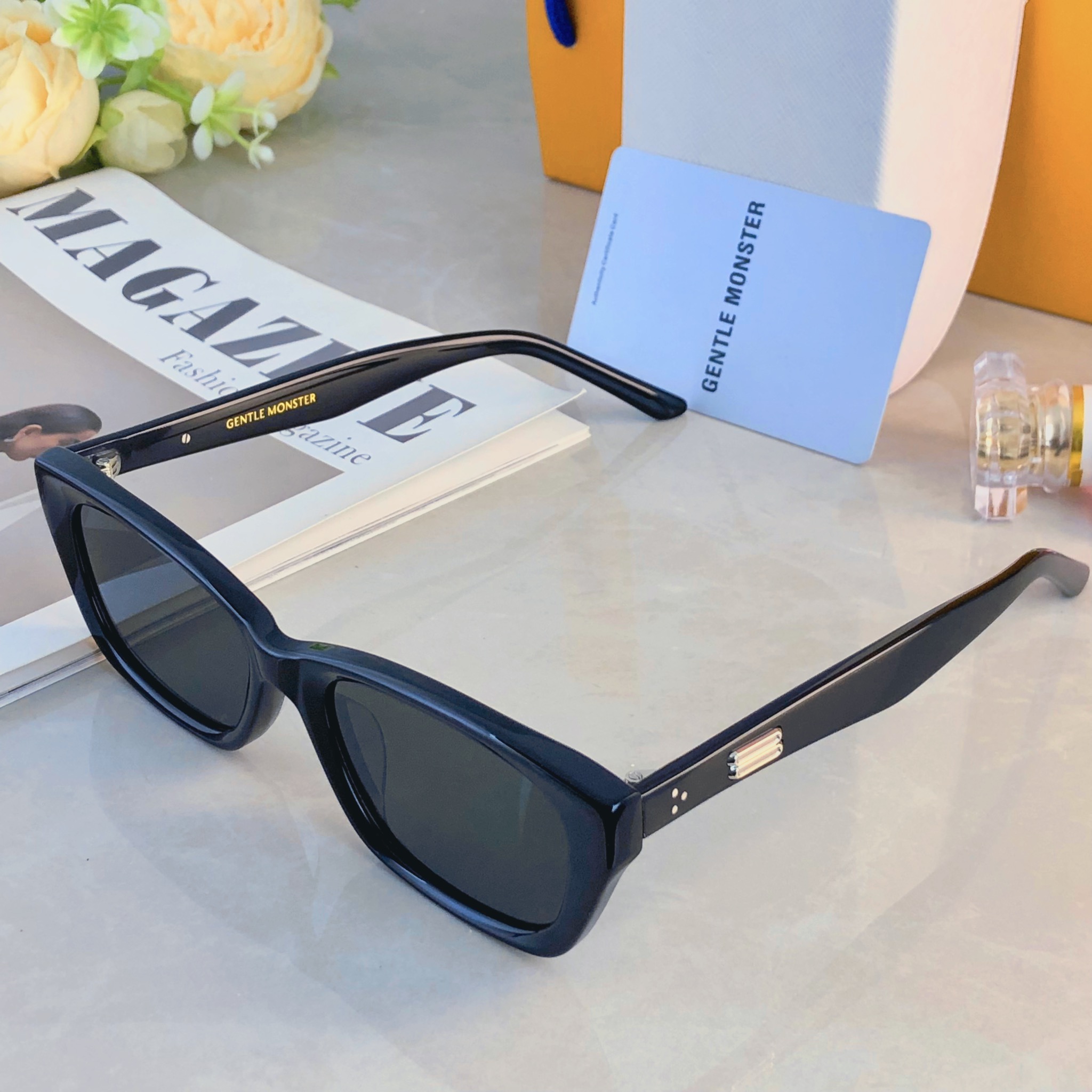 🔥🔥欧美复古猫眼嘻哈墨镜女ins小方框个性网红时尚百搭防紫外太阳镜