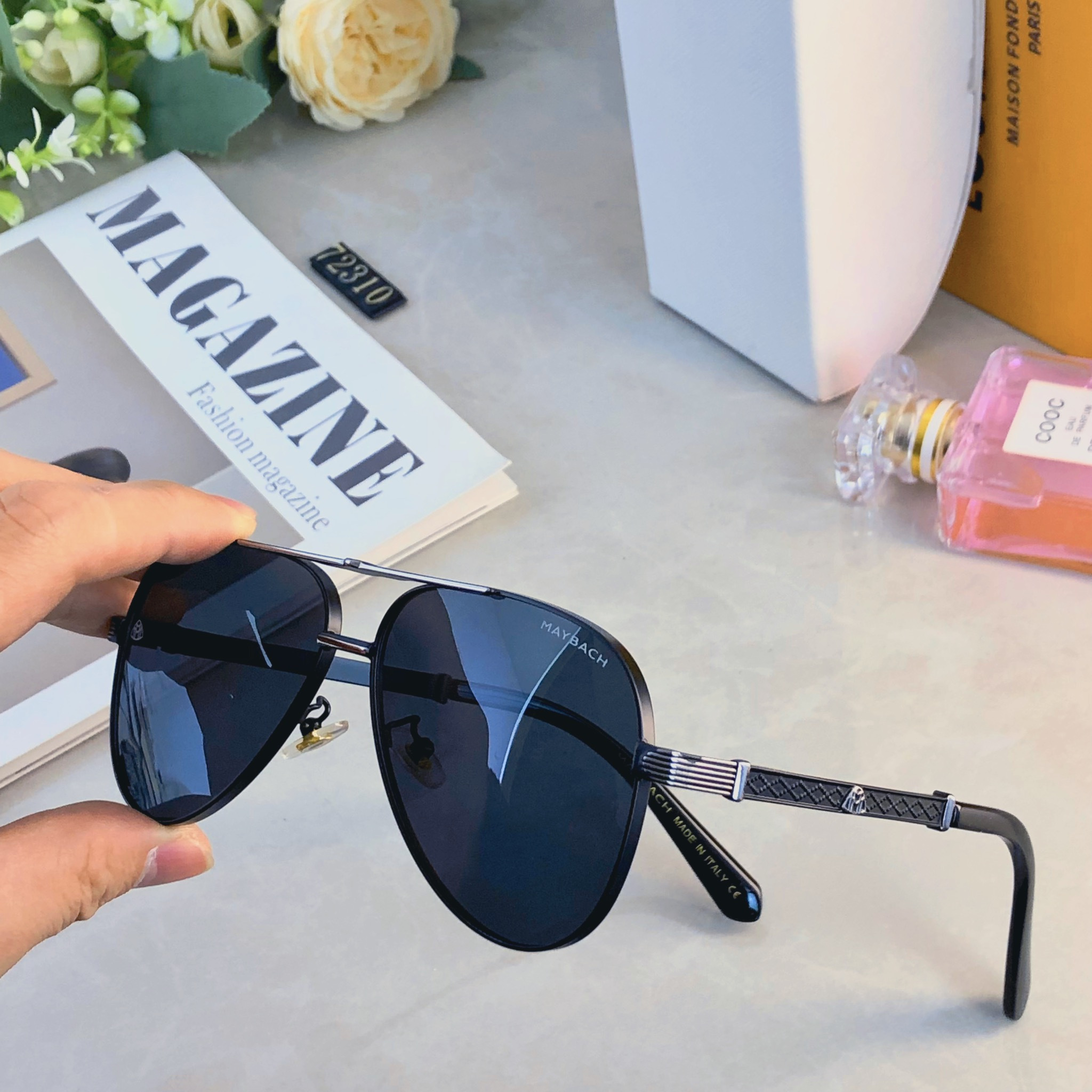 🔥🔥Maybac*2026经典太阳镜时尚潮个性眼镜驾驶镜蛤蟆镜复古墨镜