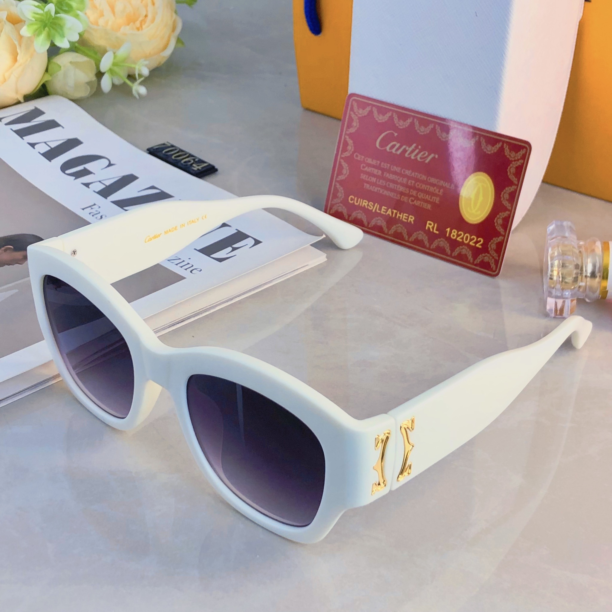 🔥🔥Cartie*赵露思同款墨镜装饰太阳镜时尚街拍机场走秀出游百搭