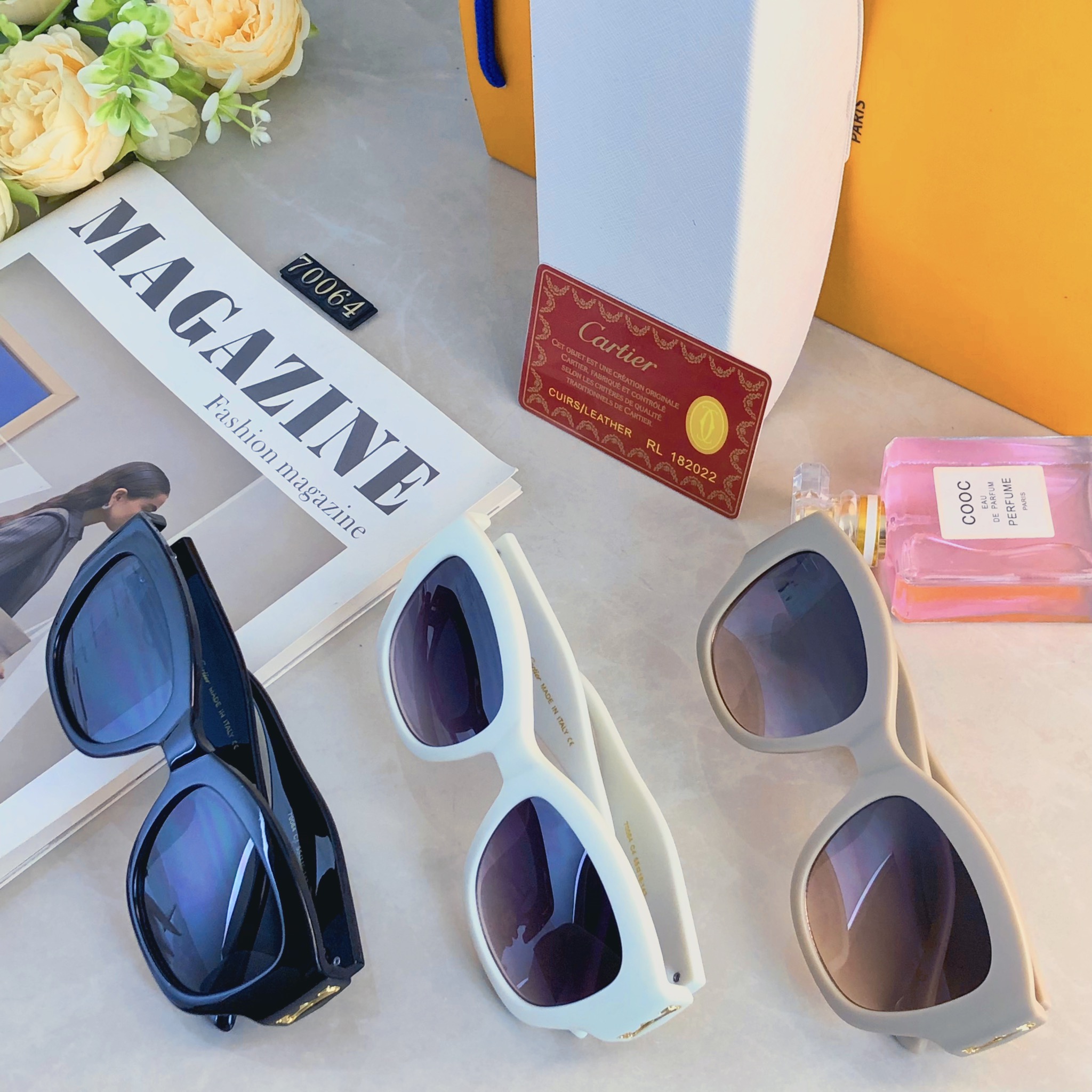 🔥🔥Cartie*赵露思同款墨镜装饰太阳镜时尚街拍机场走秀出游百搭