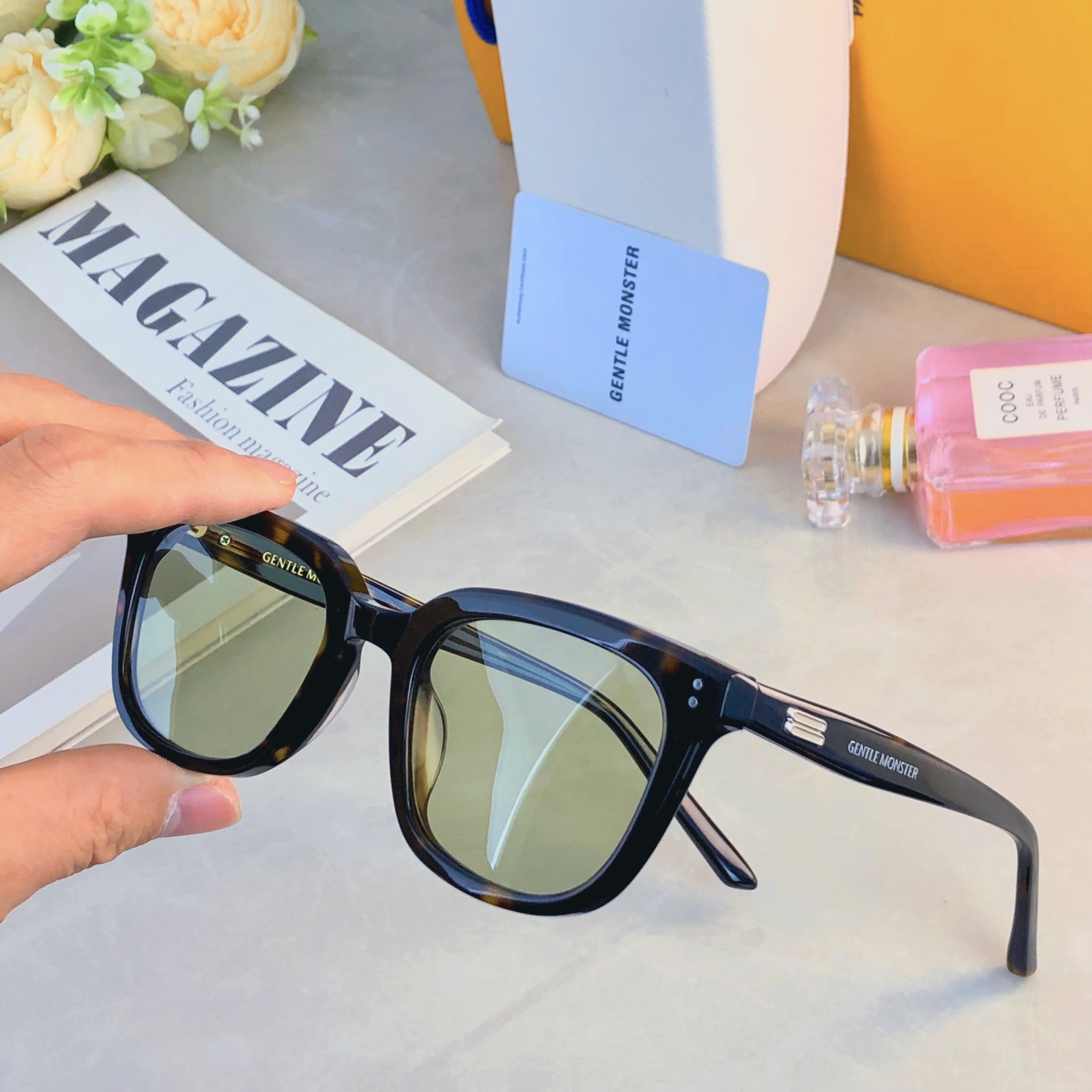 🔥🔥韩版gm风格太阳眼镜UV400防紫外线辐射高级街头质感潮墨镜