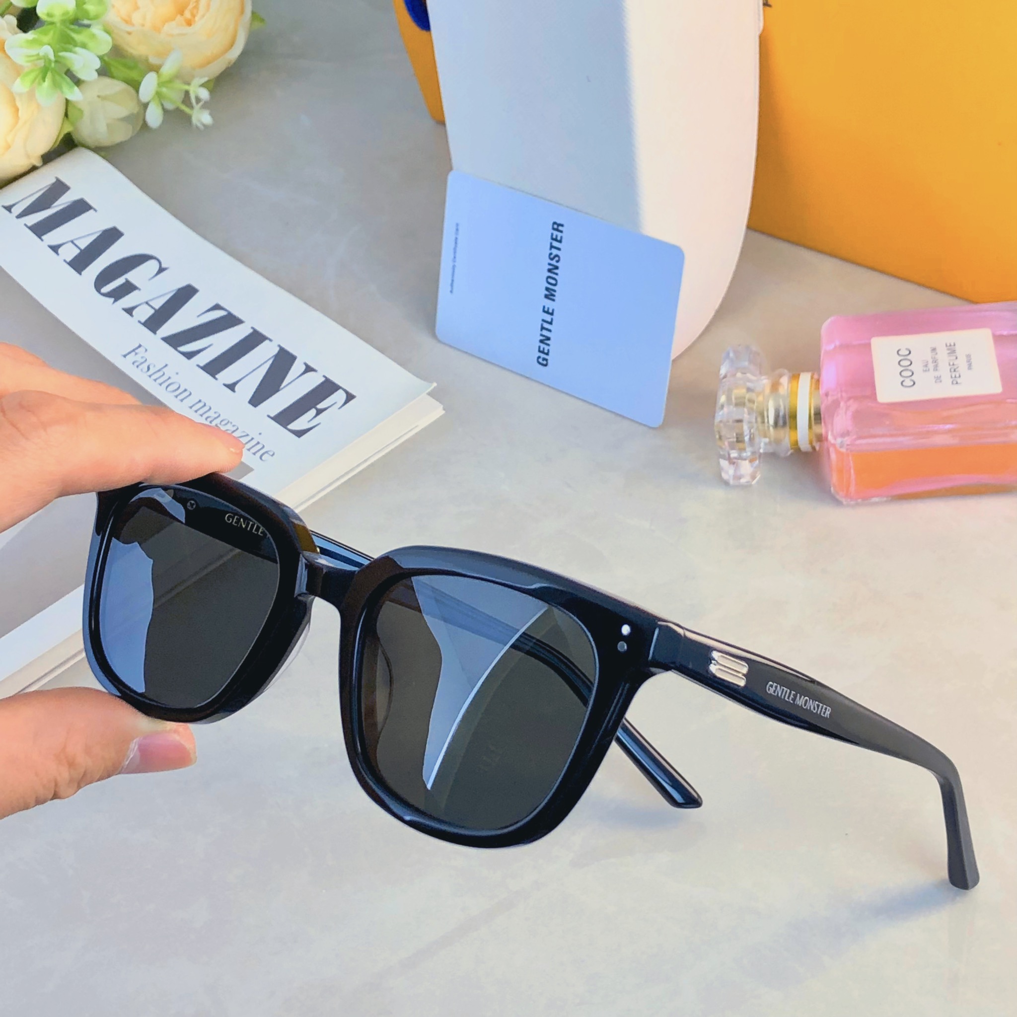 🔥🔥韩版gm风格太阳眼镜UV400防紫外线辐射高级街头质感潮墨镜