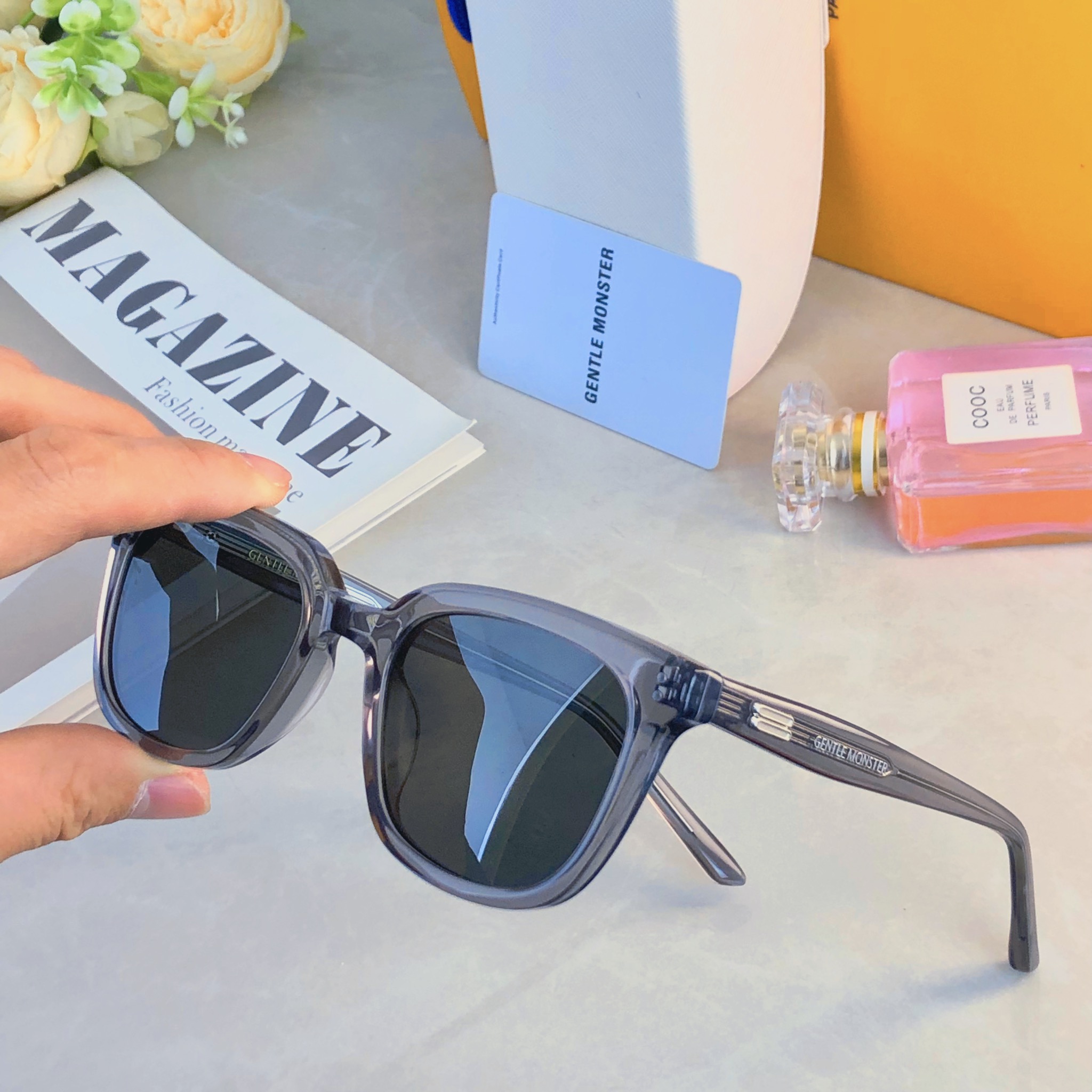 🔥🔥韩版gm风格太阳眼镜UV400防紫外线辐射高级街头质感潮墨镜