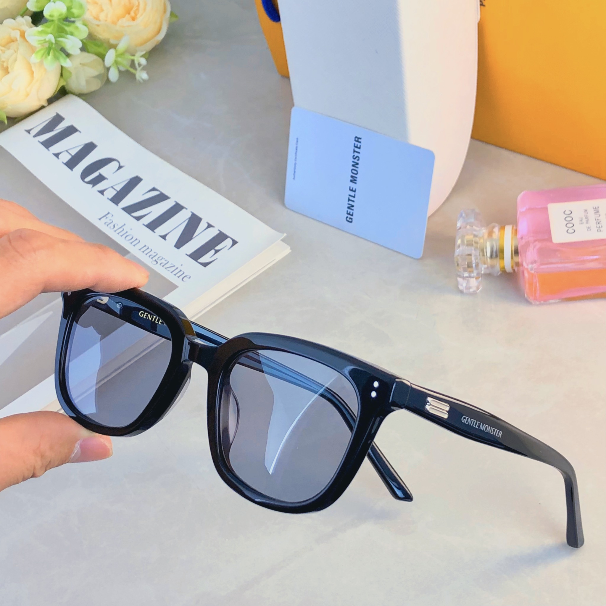 🔥🔥韩版gm风格太阳眼镜UV400防紫外线辐射高级街头质感潮墨镜