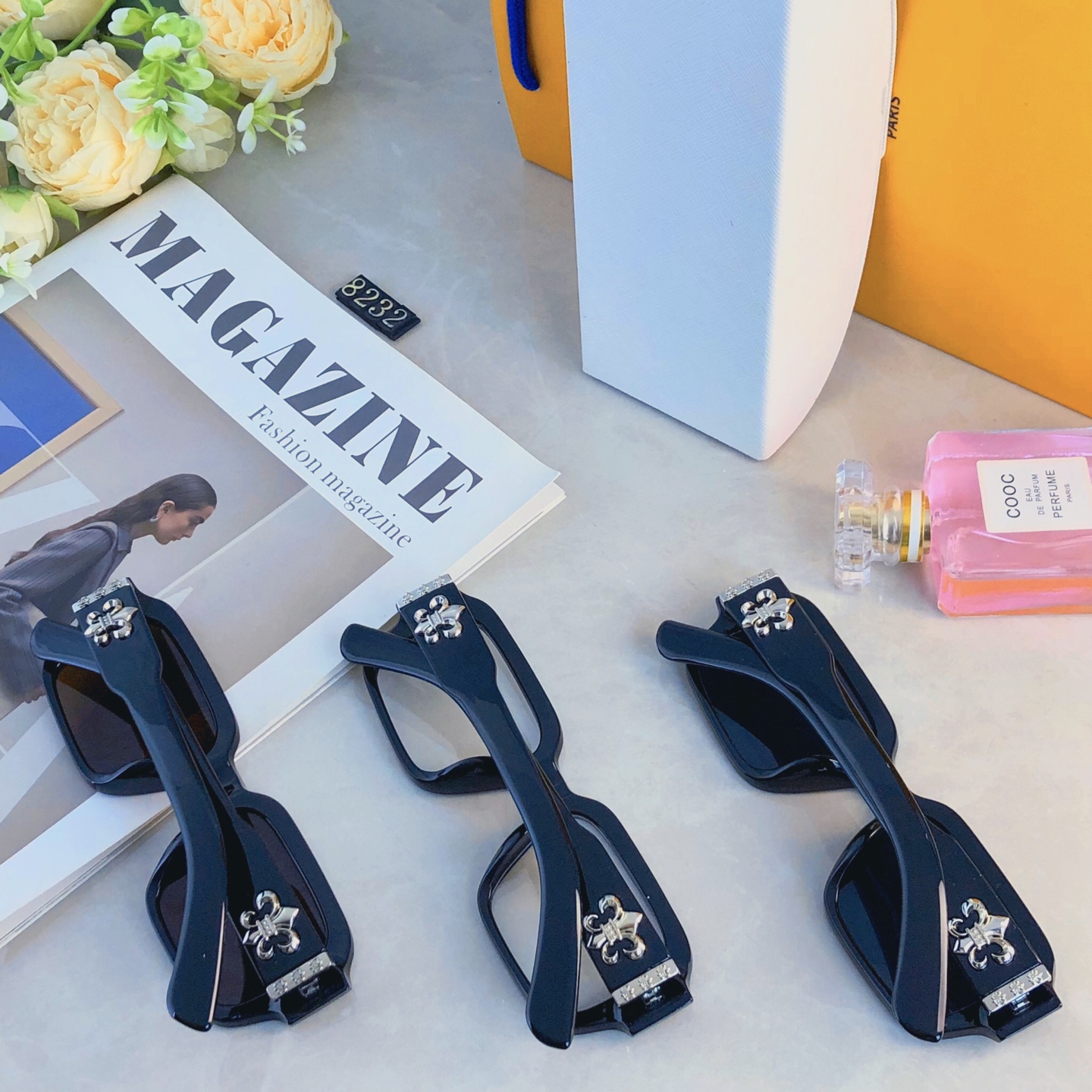 🔥欧美简约复古墨镜素颜防紫外线神器网红太阳镜可配近视