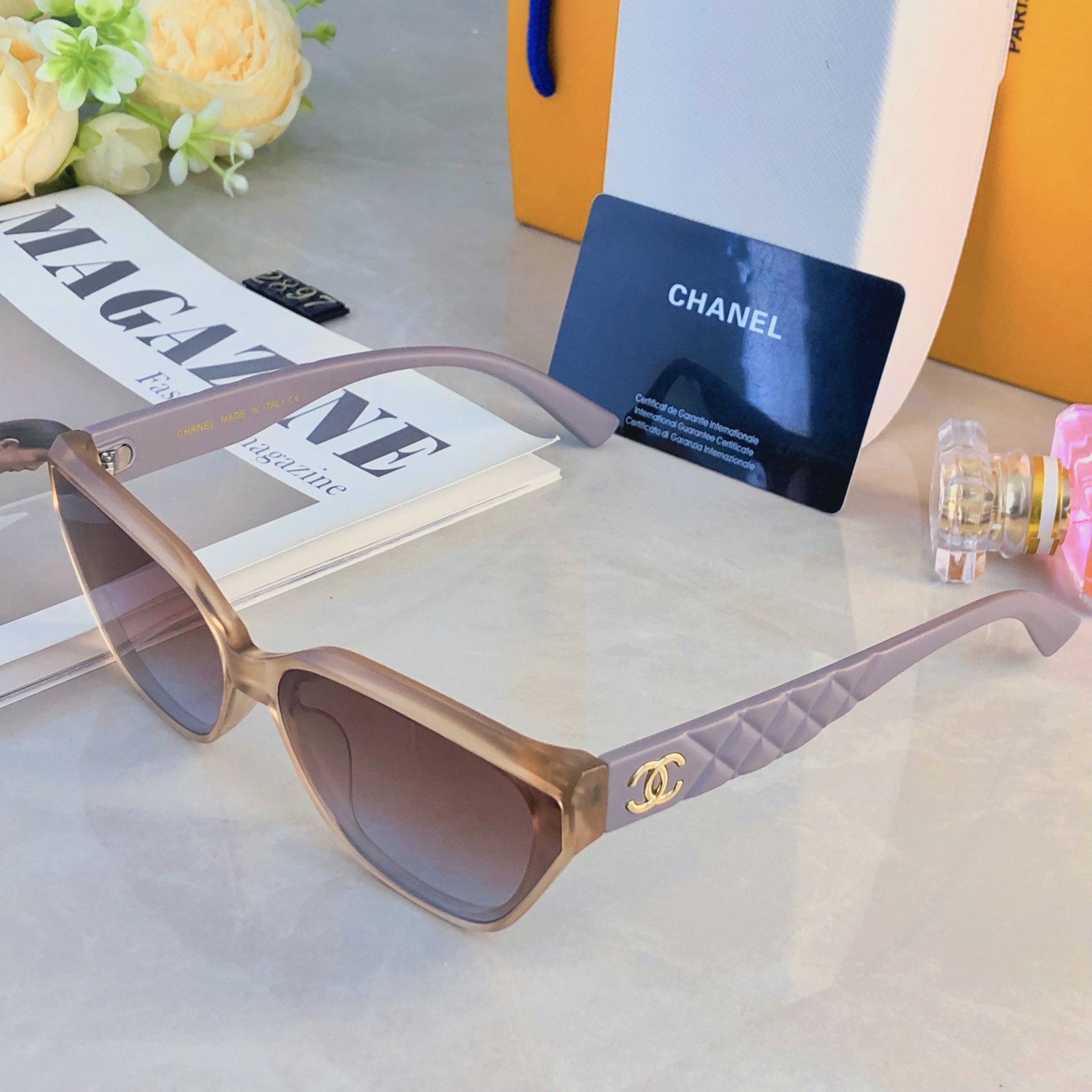 🔥🔥Chane*2026新款小框个性网红风高级感墨镜高颜值开车太阳镜